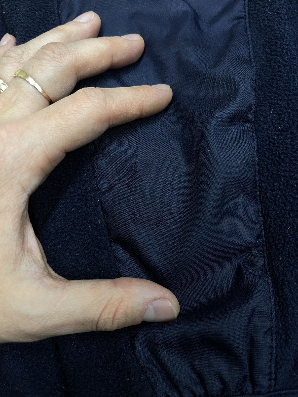 Nike Vintage Nike Half Zip 1/4 Fleece Jacket Navy Y2K ACG TN Size US XL / EU 56 / 4 - 9 Thumbnail