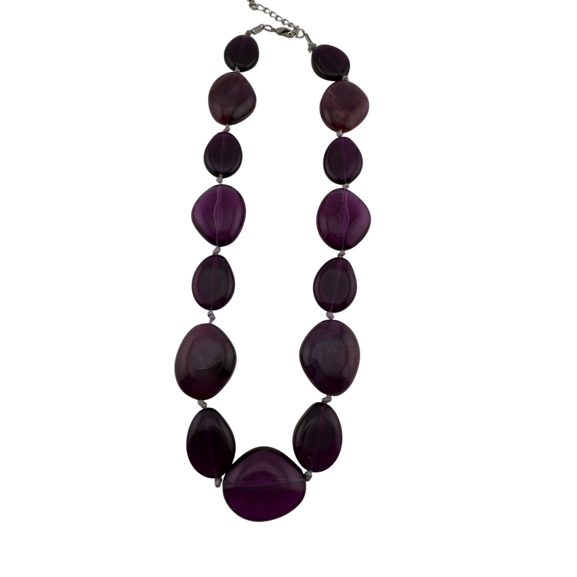 Other Women's Chunky Purple Necklace with Clasp Size ONE SIZE - 8 Thumbnail