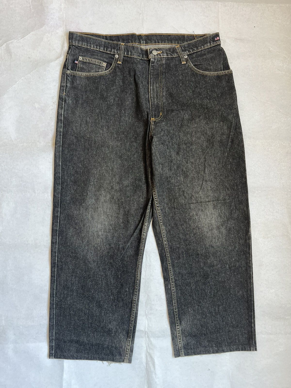 Polo Ralph Lauren Polo Jeans Ralph Lauren Baggy Style Black Denim Size US 38 / EU 54 - 1 Thumbnail