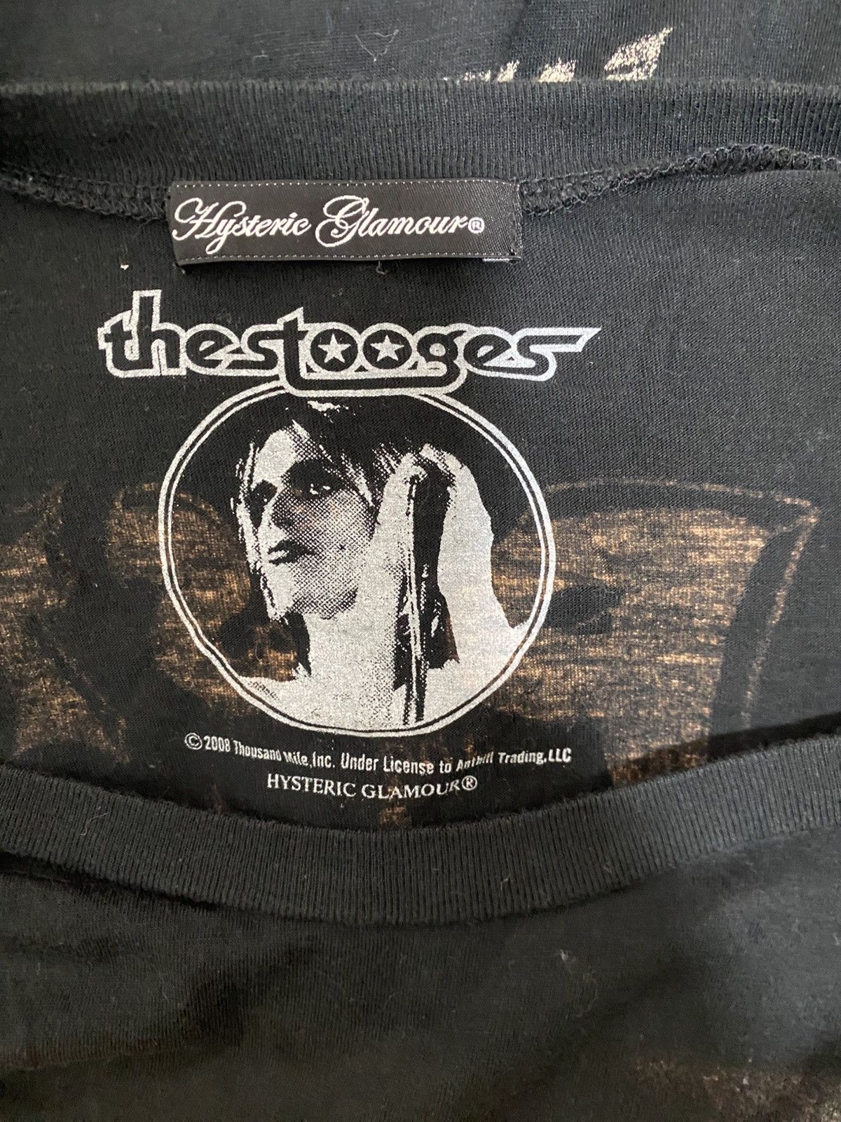 Hysteric Glamour Hysteric Glamour x Iggy Pop LS Shirt (2008) | Size M / US 6-8 / IT 42-44 - 3 Thumbnail