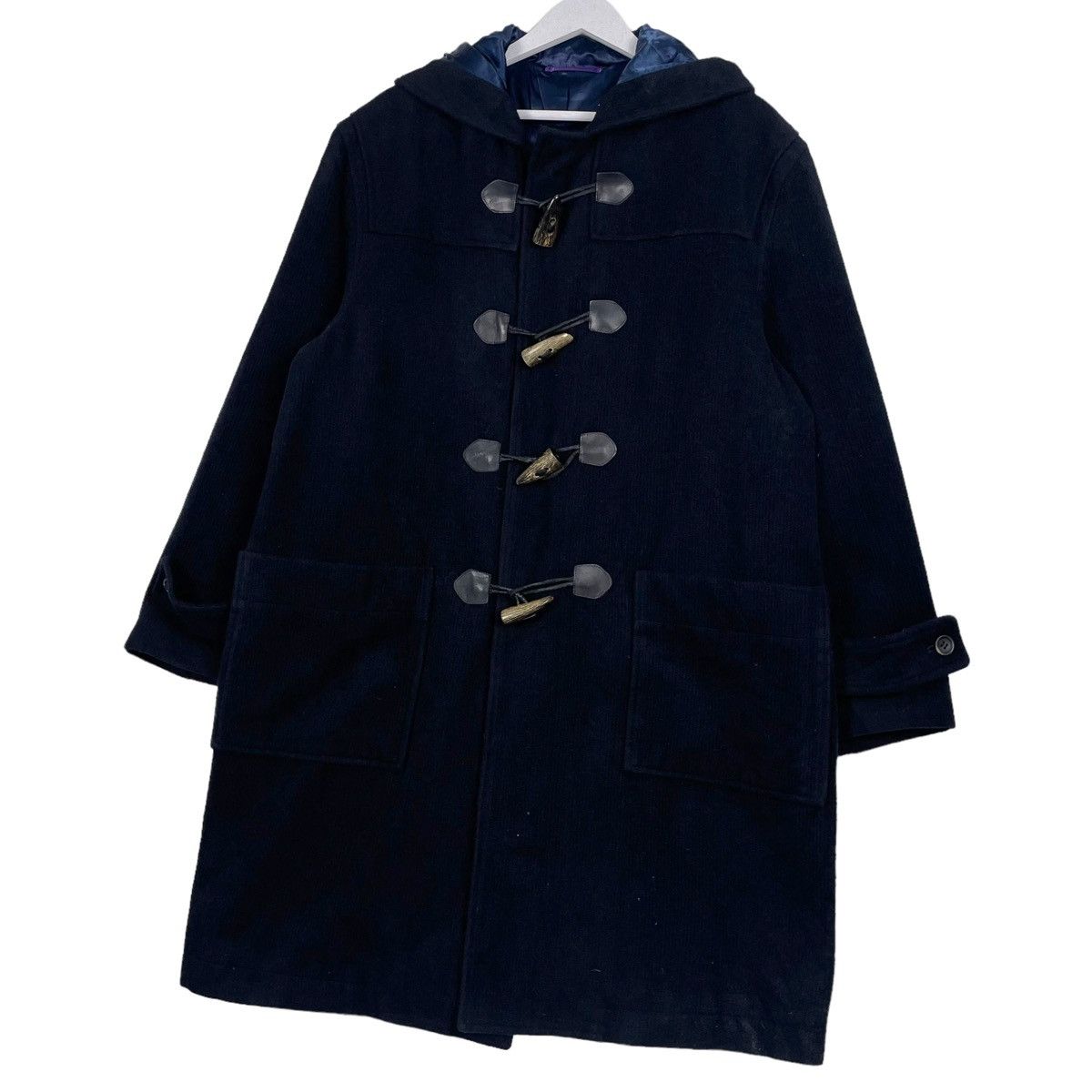Paul Smith 💥PAUL SMITH TOGGLE WOOL LONG COAT JACKET Size US L / EU 52-54 / 3 - 3 Thumbnail