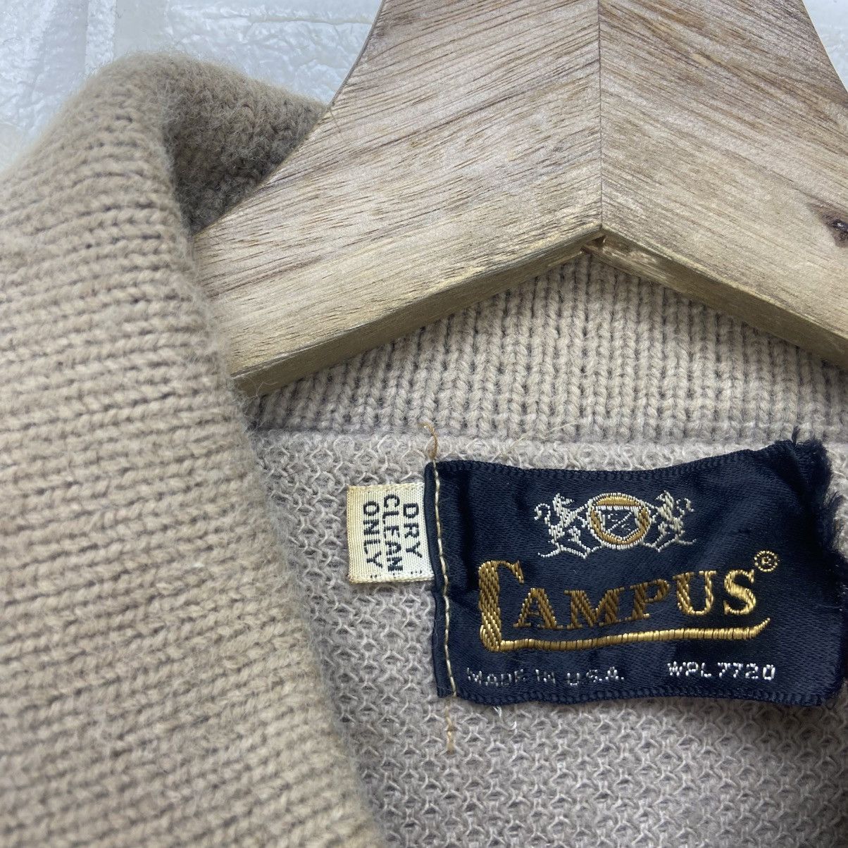 Leather × Vintage Vintage 60s Campus Made in USA Leather + Knitwear Jacket Size US S / EU 44-46 / 1 - 13 Thumbnail
