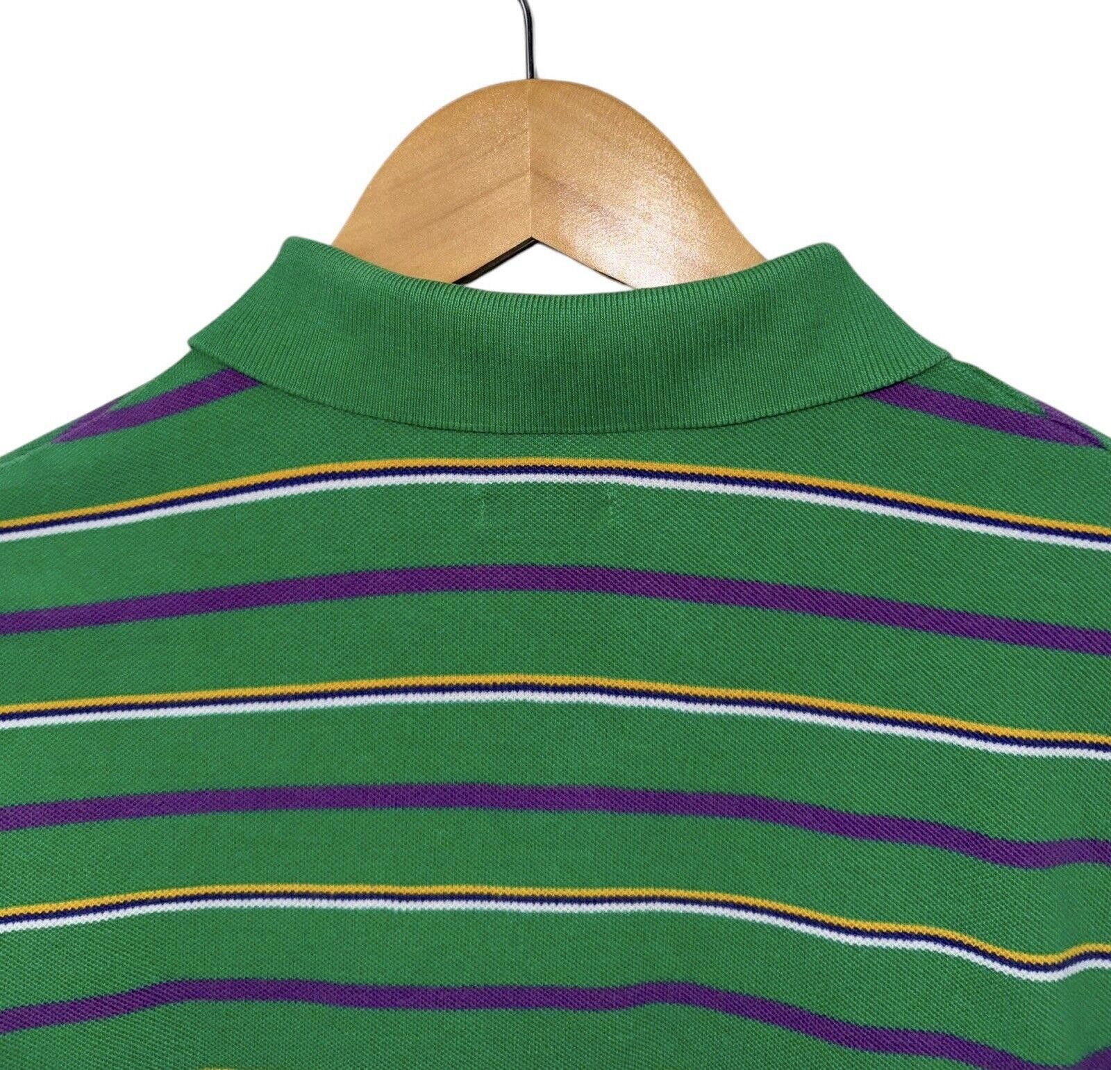 Polo Ralph Lauren Vintage Polo Ralph Lauren 90s Striped Pony Polo Shirt L Size US L / EU 52-54 / 3 - 5 Thumbnail