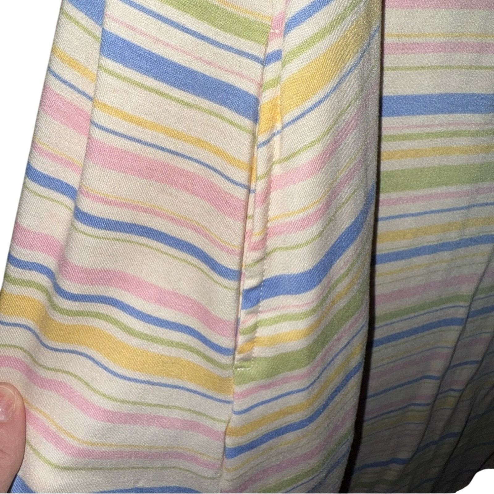 Other LuLaRoe Striped Multicolor T-Shirt Dress Size XL Size XL / US 12-14 / IT 48-50 - 4 Thumbnail