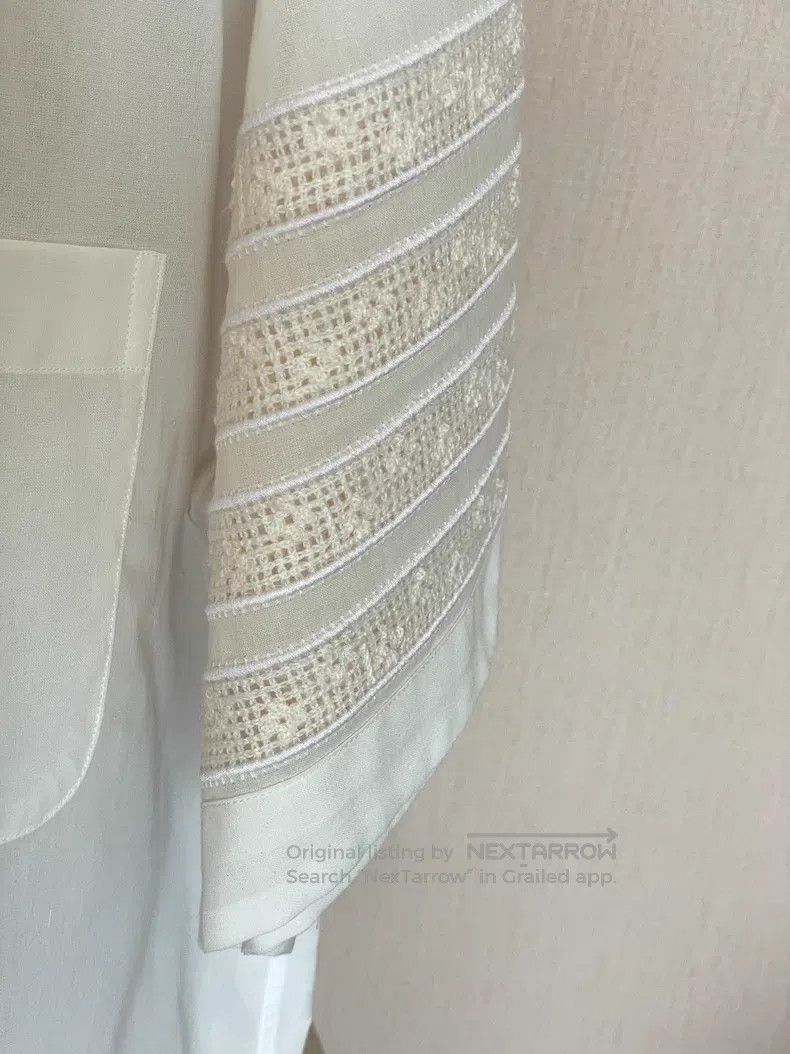 Thom Browne Thom Browne White Short Sleeve Shirt Size US XL / EU 56 / 4 - 3 Thumbnail