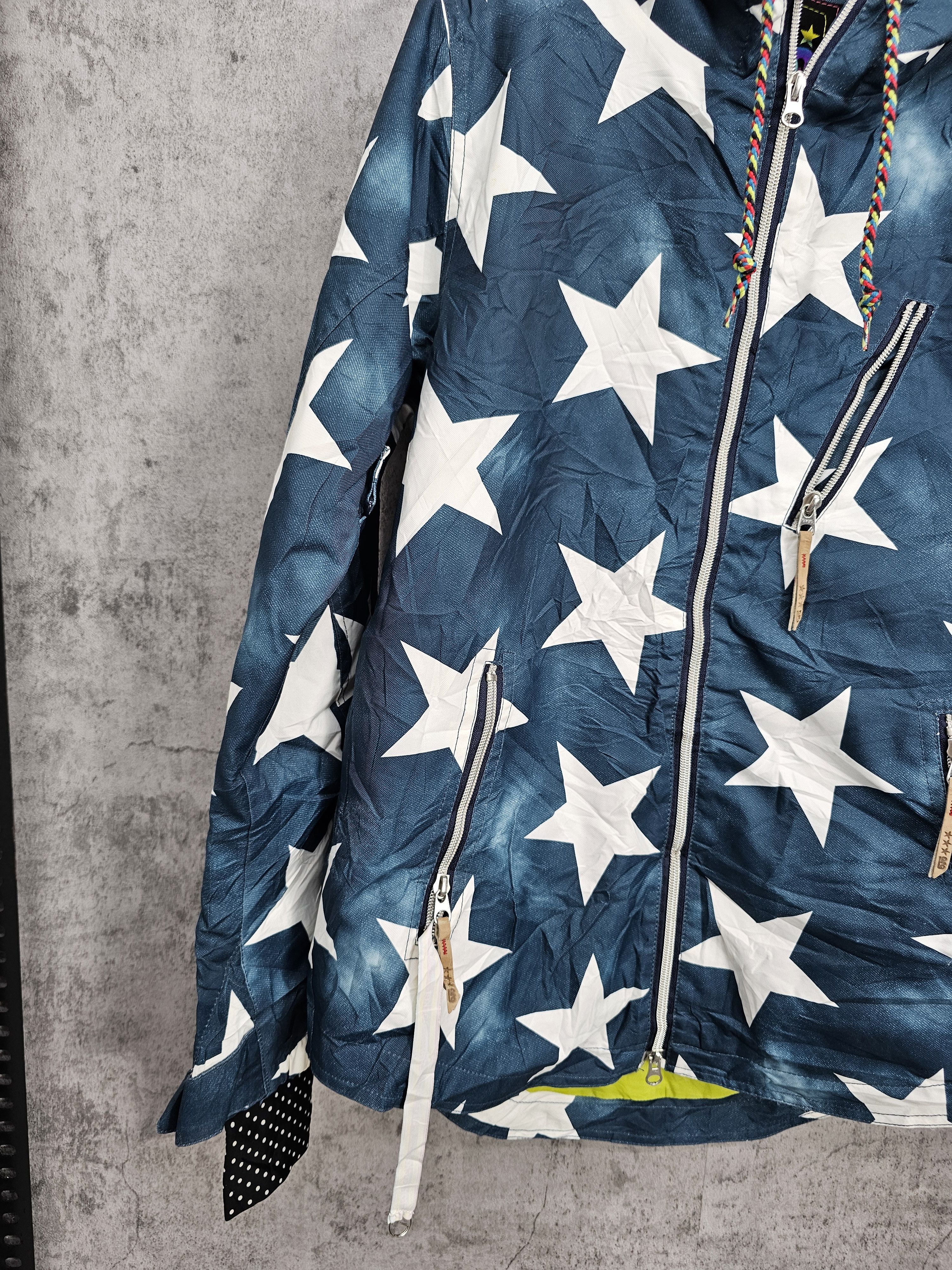 Japanese Brand ARG For Girls Star Design Skiwear Ski Jacket J0026 Size L / US 10 / IT 46 - 11 Thumbnail
