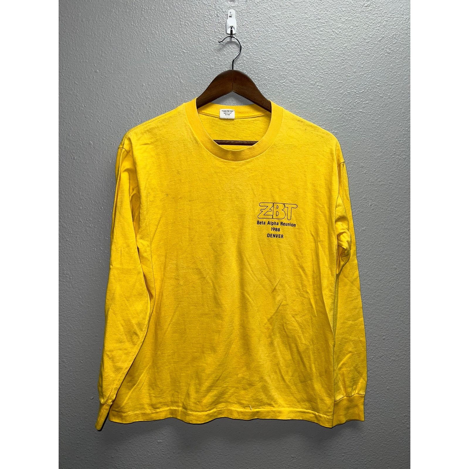 Vintage Vintage College Long Sleeve Shirt Zeta Beta Tau Alpha M Size US M / EU 48-50 / 2 - 1 Thumbnail