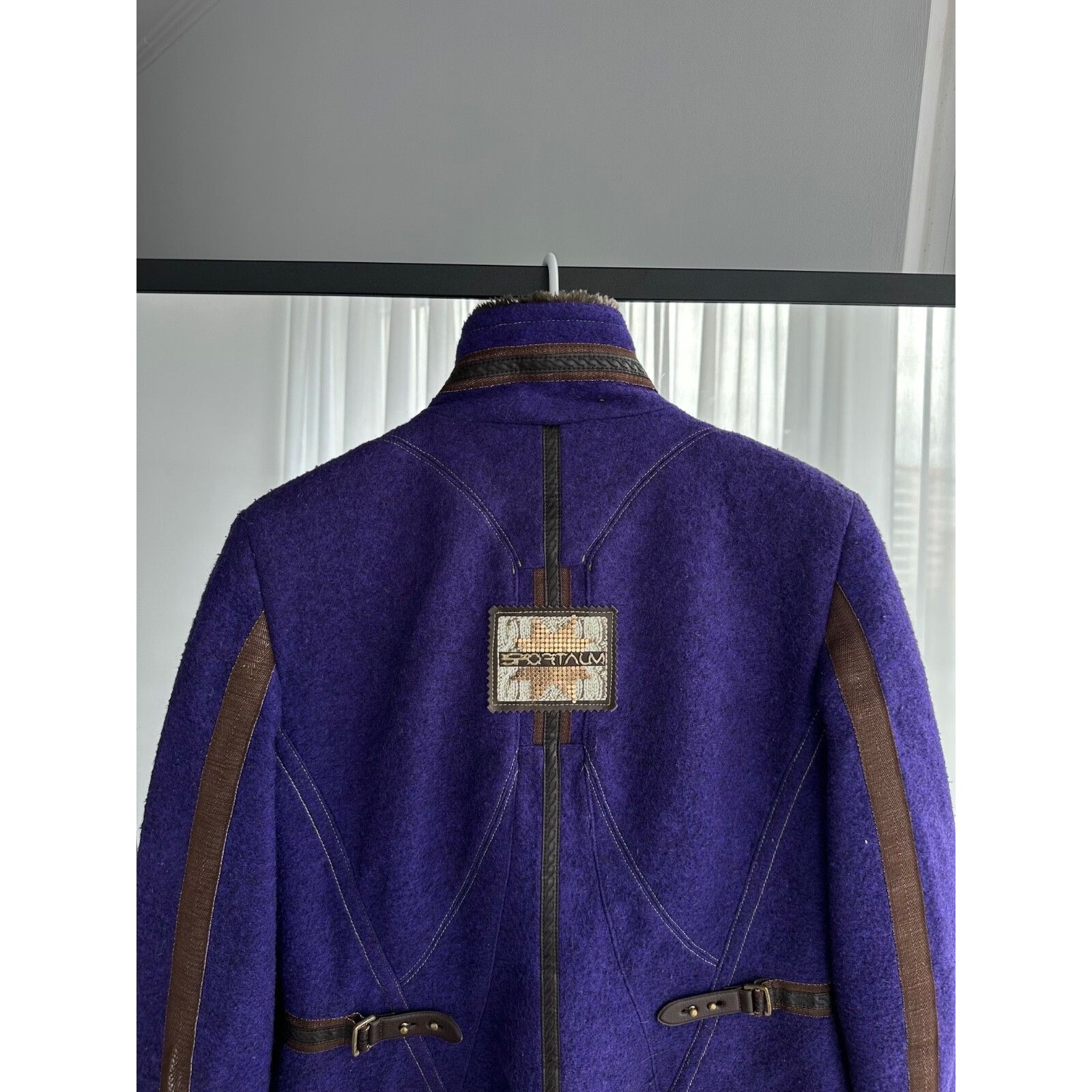 Sportalm Kitzbuhel VTG Sportalm Woman Wool Winter Jacket with Fur Collar Size M / US 6-8 / IT 42-44 - 17 Thumbnail