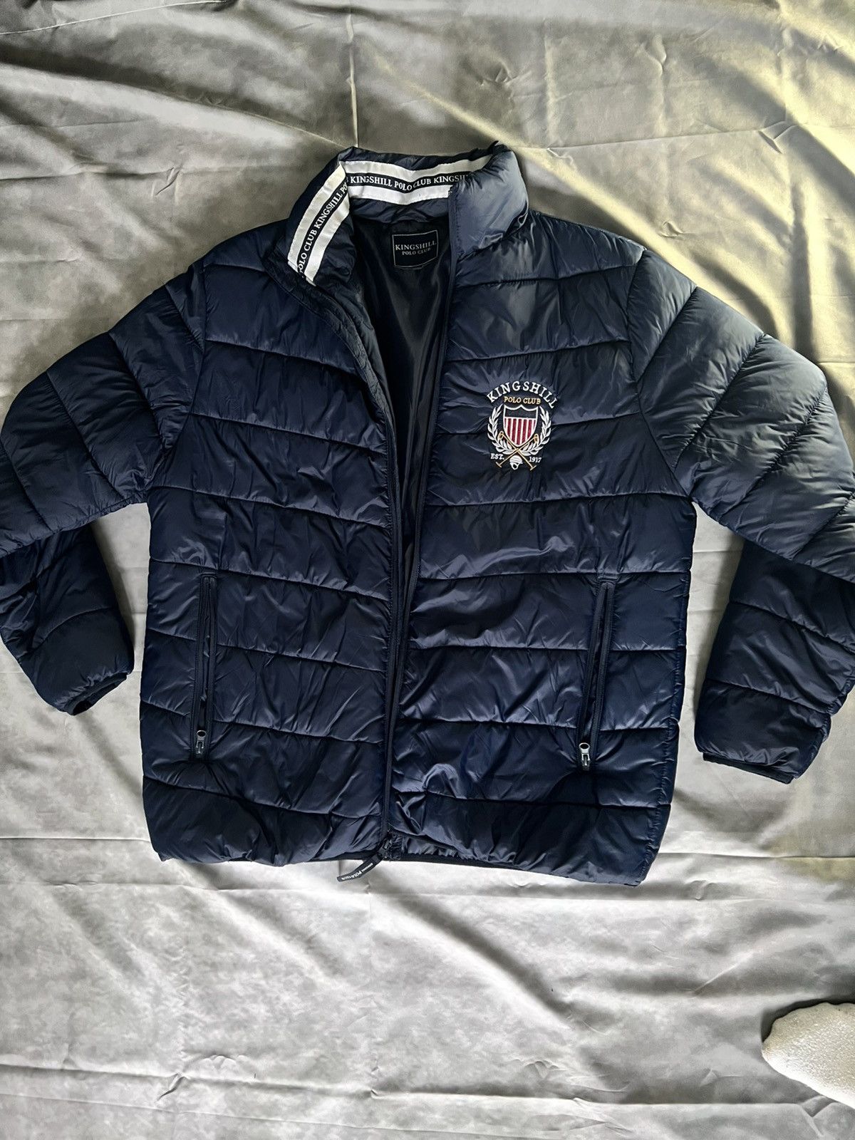 Other Kingshill Polo Club navy blue puffer jacket Size US XL / EU 56 / 4 - 1 Thumbnail