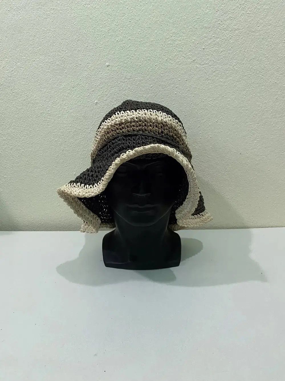 Japanese Brand × Uniqlo Japanese Brand Uniqlo Crochet Bucket Hat Size ONE SIZE - 3 Thumbnail