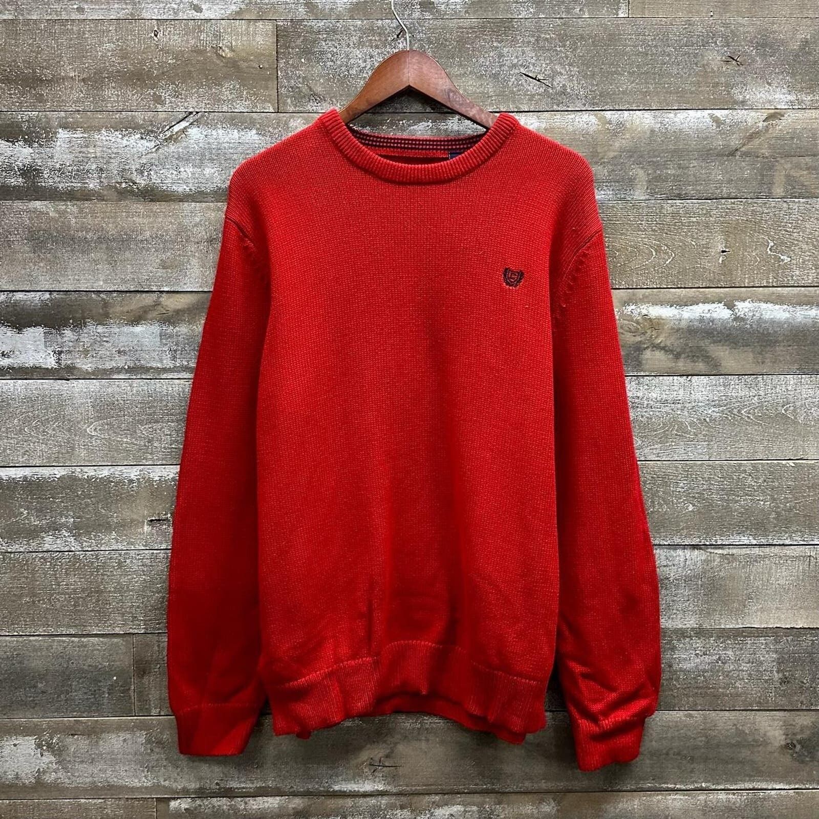 Chaps Vintage 1990’s Chaps Red Knitted Crewneck Sweater Mens Large Size US L / EU 52-54 / 3 - 2 Preview