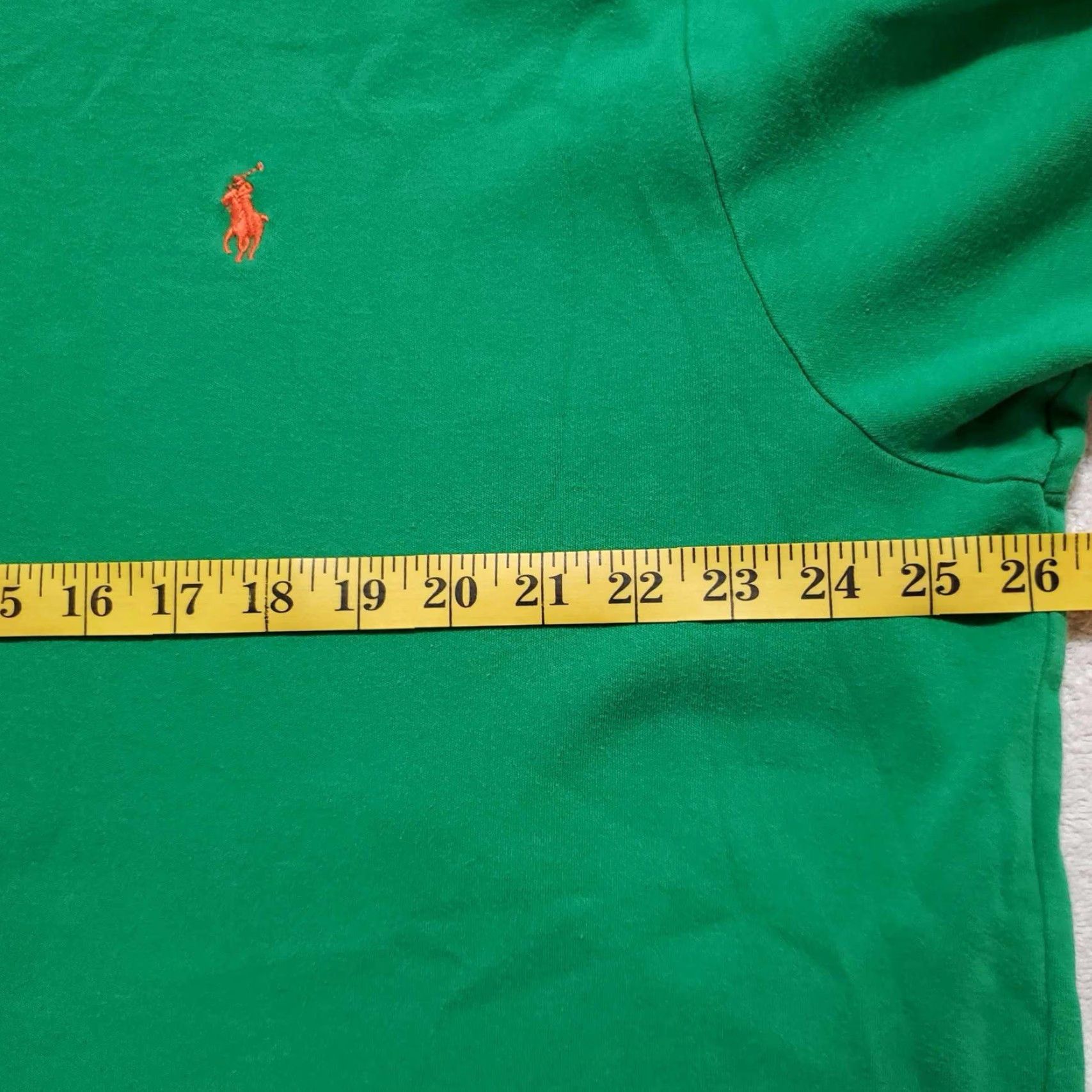 Ralph Lauren VINTAGE Polo By Ralph Lauren Mens XL / TG Polo Shirt Green Orange Pony Shirt Mens XL/Big & Tall Short Sleeve Size US XL / EU 56 / 4 - 4 Thumbnail