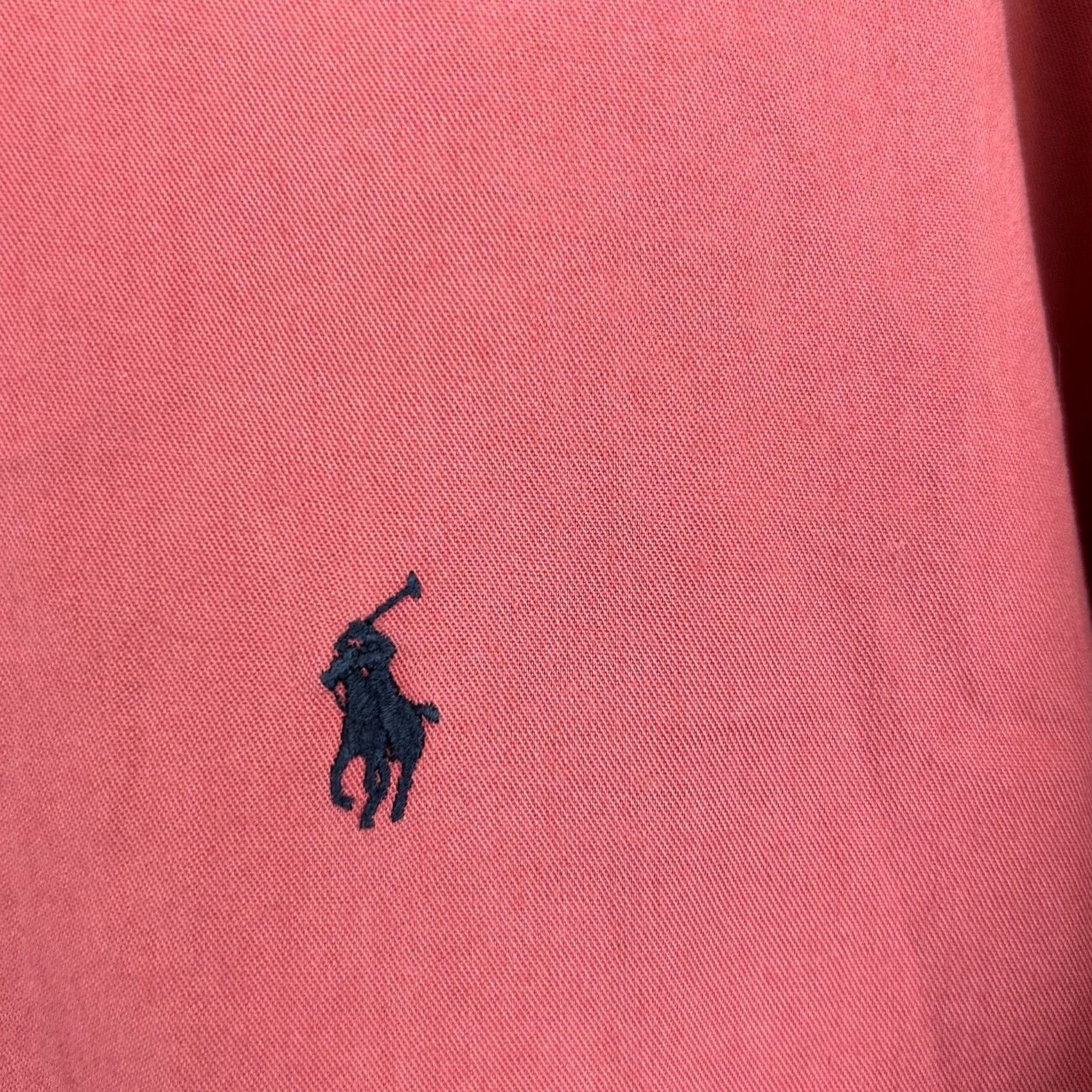 Ralph Lauren Ralph Lauren Shirt Mens L Blaire Button Up Oxford Hort Sleeve Salmon Pony Read Size US L / EU 52-54 / 3 - 4 Thumbnail