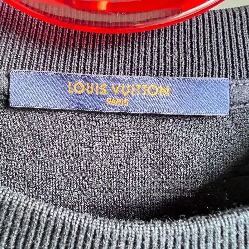 Louis Vuitton Louis Vuitton Men's Navy Cotton T-shirt . Size US M / EU 48-50 / 2 - 3 Thumbnail
