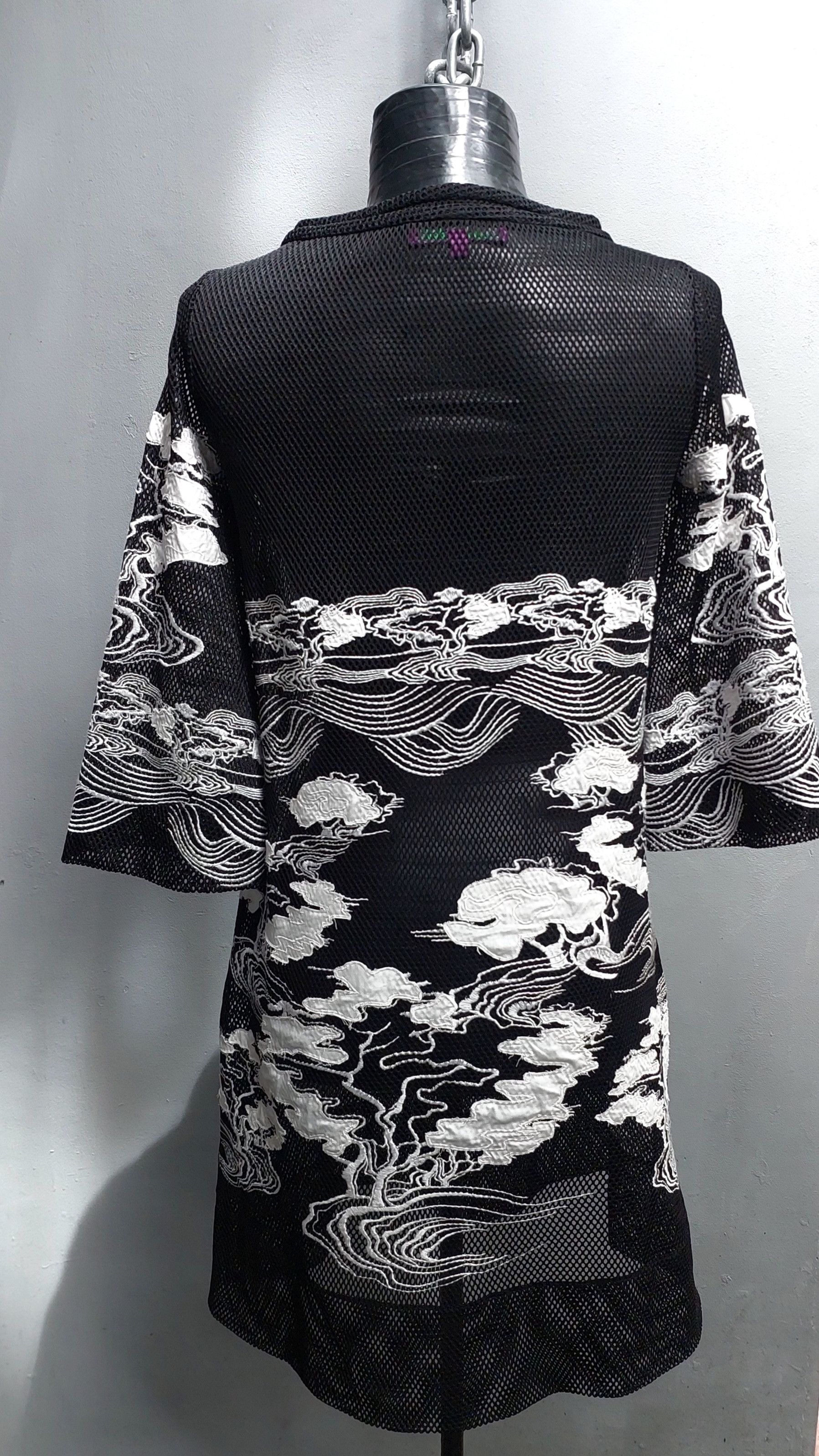 Vivienne Tam Vivienne Tam Spring Summer 1997 Embroidered Mesh Dress Size XS / US 0-2 / IT 36-38 - 3 Thumbnail