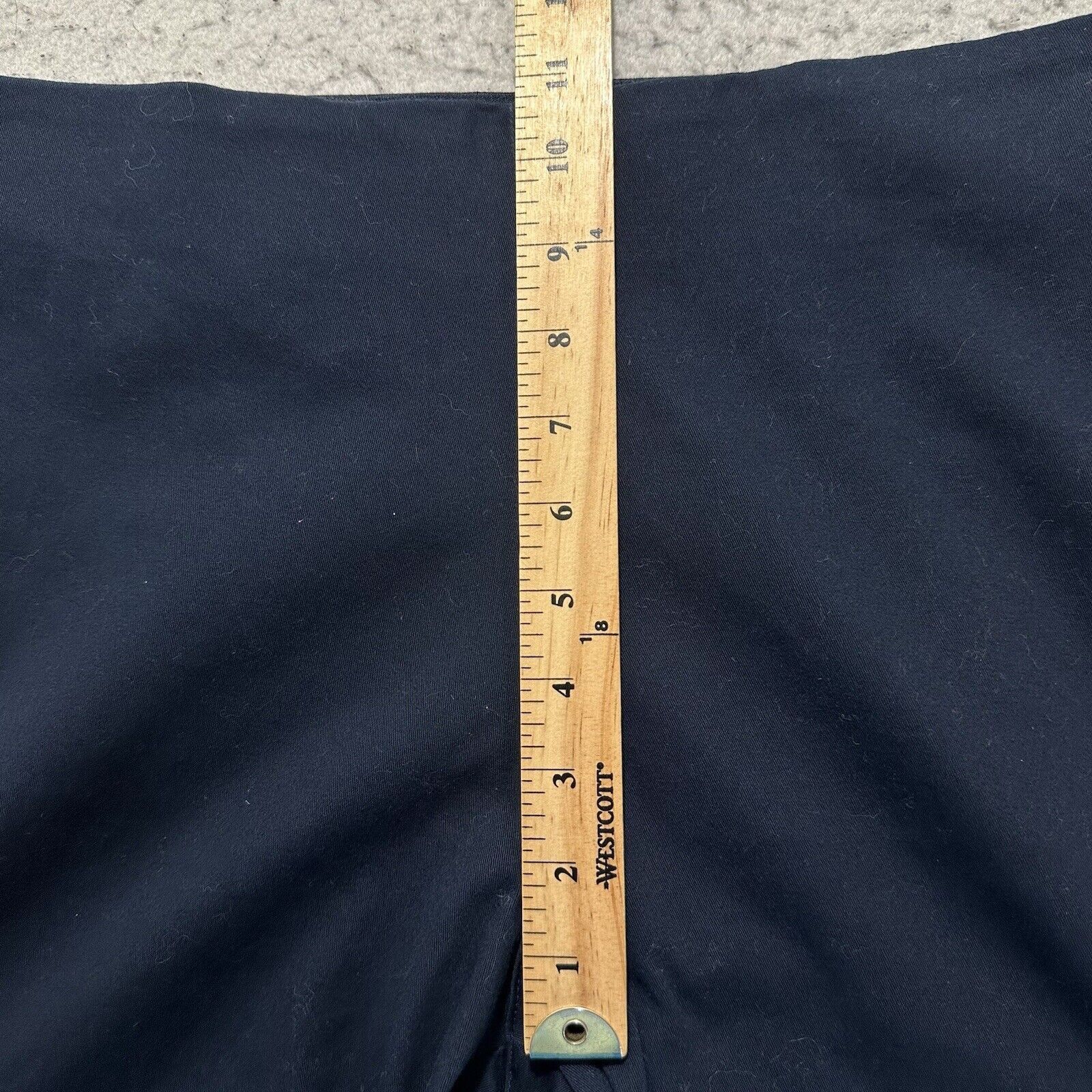 Old Navy Old Navy 12 Blue Flat Front Dress Pants High Rise 27" Inseam Size 34" / US 12 / IT 48 - 11 Thumbnail