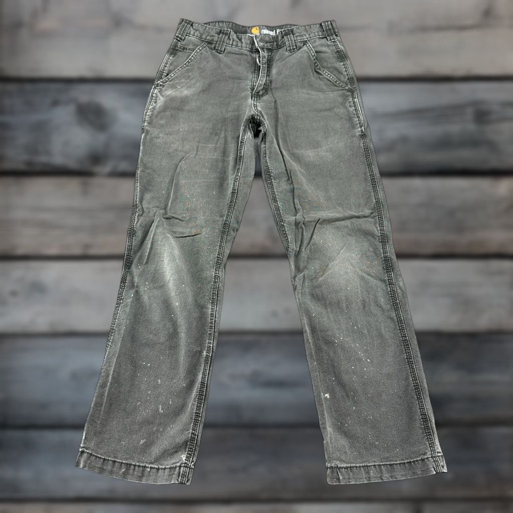 Carhartt Carhartt Pants Mens 30x30 Brown Carpenter Relaxed Fit Cotton Workwear Stretch Size US 30 / EU 46 - 1 Thumbnail