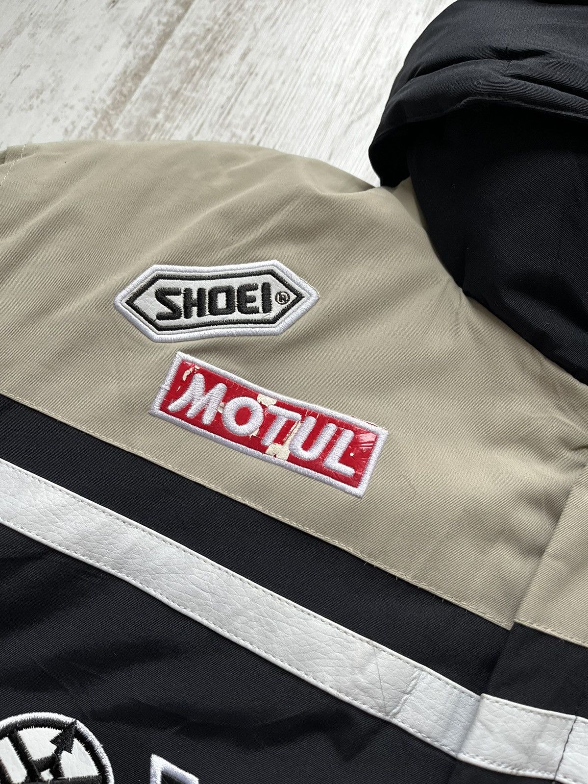 Yamaha Vintage Yamaha Racing Jacket MotoGP Style Beige Black 90s Size US XL / EU 56 / 4 - 5 Thumbnail