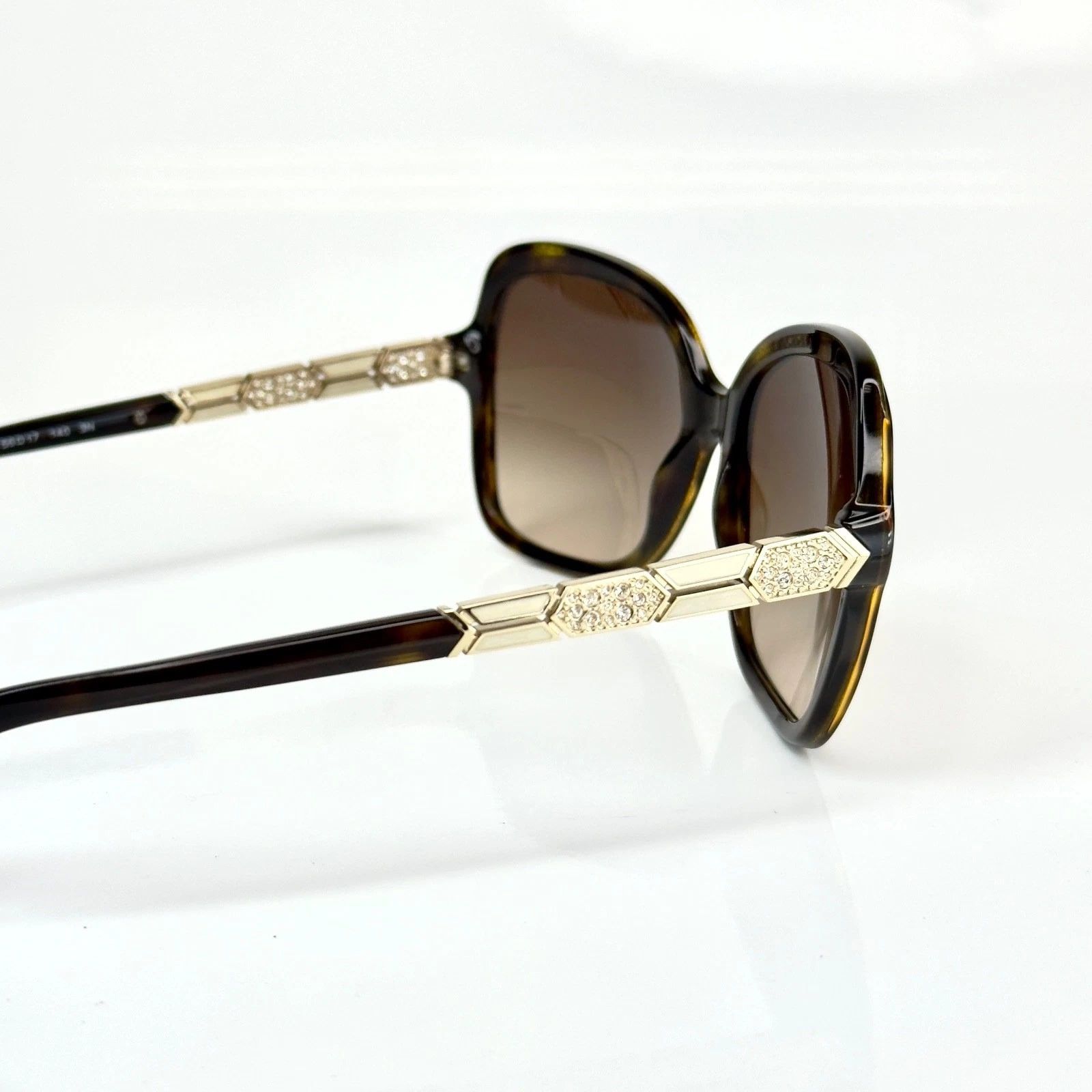 Bvlgari BULGARI BV8181B 8181 Serpenti Brown Havana Sunglasses Size ONE SIZE - 5 Thumbnail