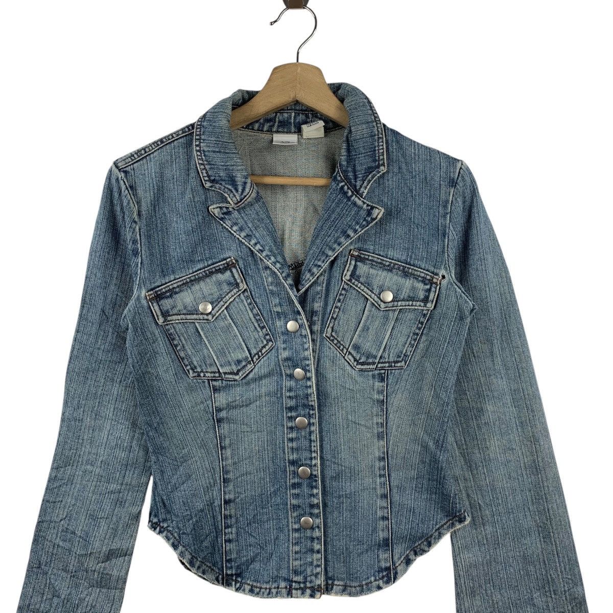 Armani Exchange Vintage ARMANI EXCHANGE Natural Dye Jeans Denim Jacket Size S / US 4 / IT 40 - 3 Thumbnail