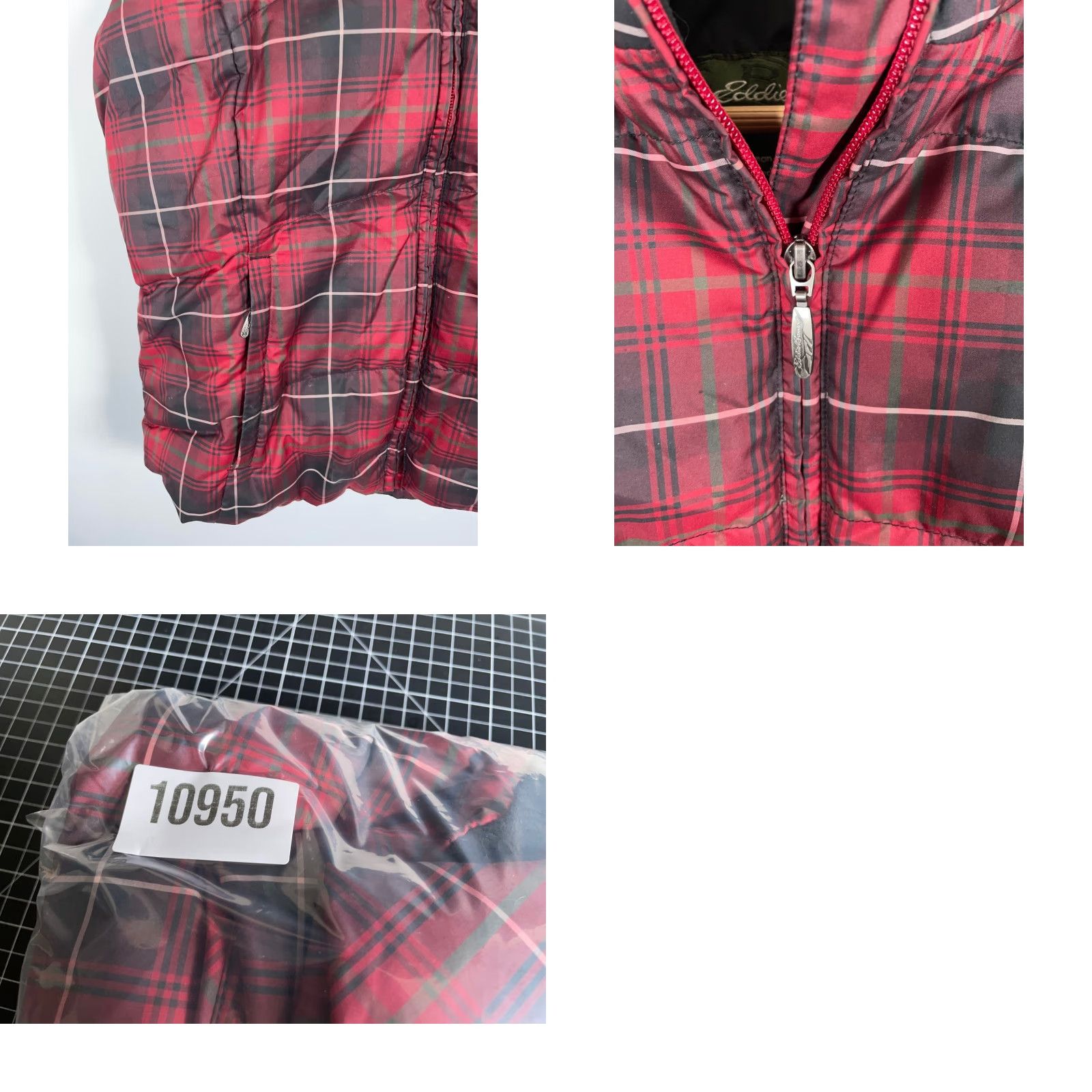 Eddie Bauer Eddie Bauer Vest Puffer Jacket Women's Medium Red Shadow Plaid Full Zip Down Insulated Casual All Seasons Size M / US 6-8 / IT 42-44 - 8 Thumbnail