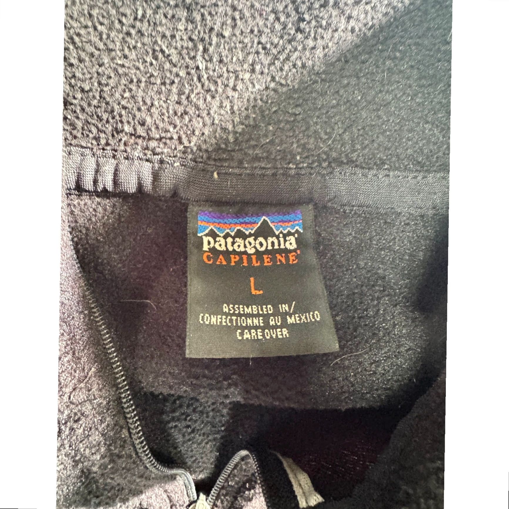 Patagonia VINTAGE Patagonia Capilene Midweight Fleece Mens L Zip-Neck Blue Size US L / EU 52-54 / 3 - 5 Thumbnail