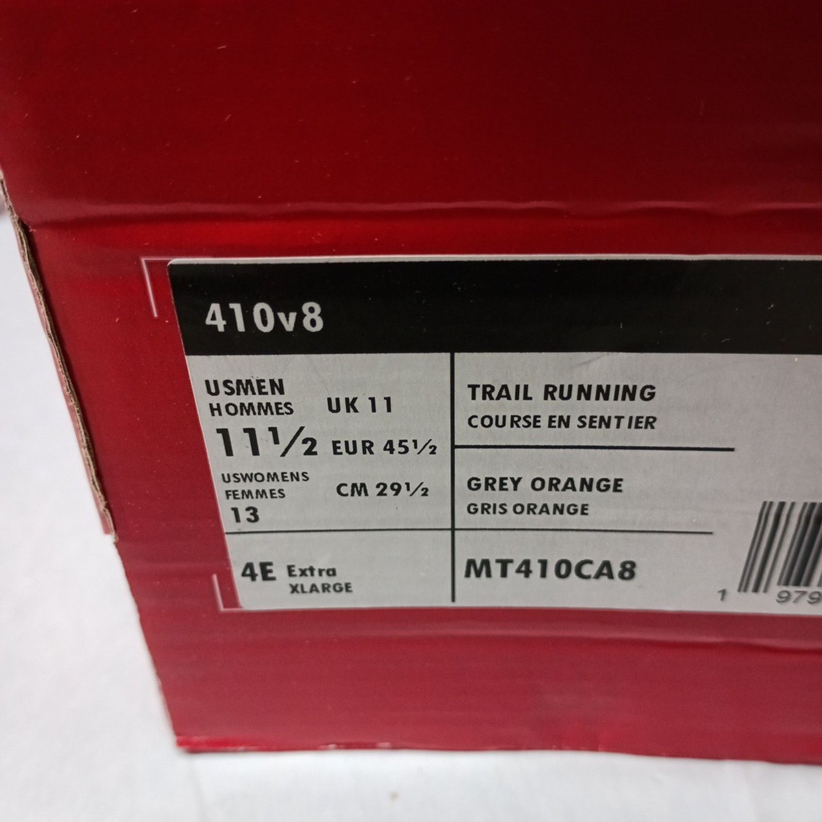 New Balance New Balance 410v8 Trail Running Shoes Men Sz 11.5 4E W Grey Size US 11.5 / EU 44-45 - 8 Thumbnail