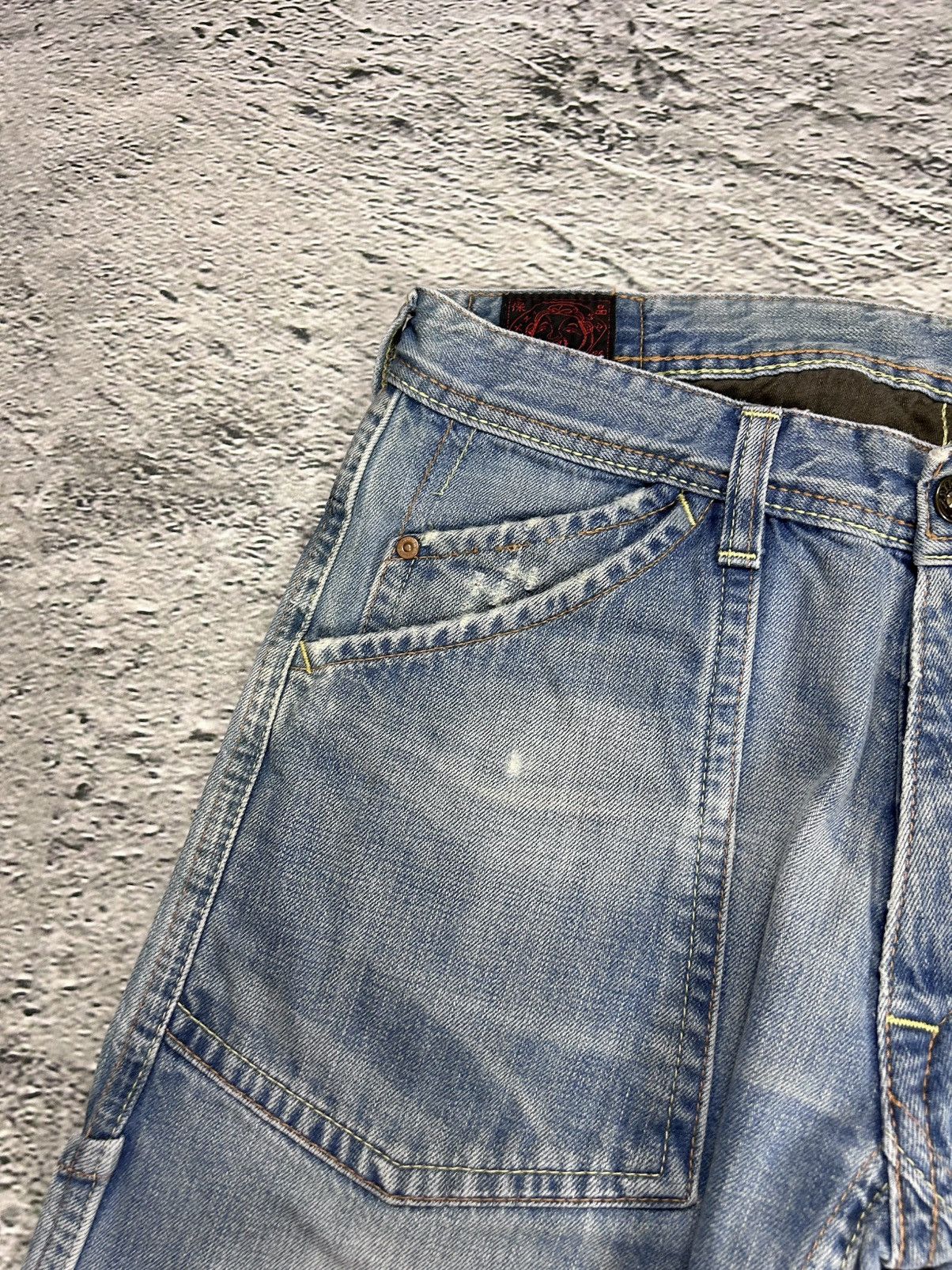Evisu Evisu EU ED jeans vintage denim pants cargo baby blue Y2K Size US 32 / EU 48 - 8 Thumbnail