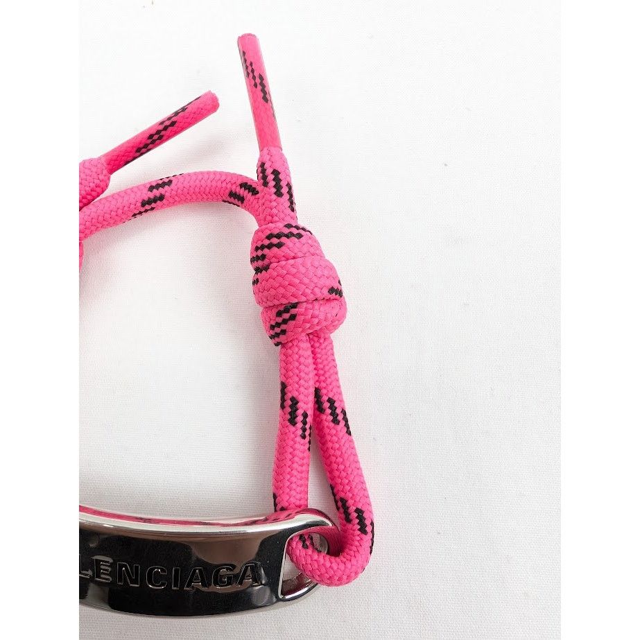 Balenciaga o1rshd1 Size: OS / Logo Bracelet in Pink Size ONE SIZE - 4 Thumbnail