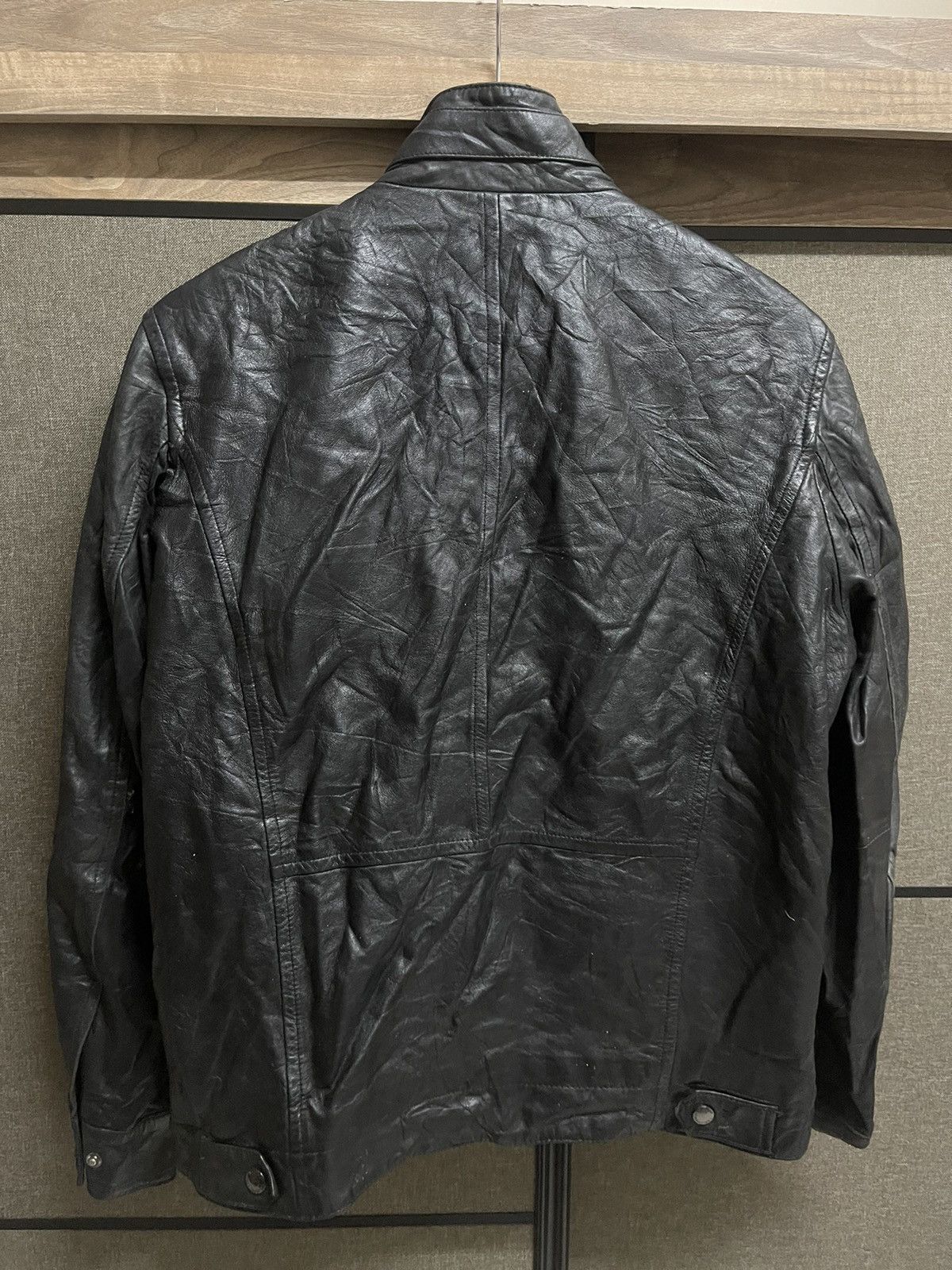 Lamborghini × Tonino Lamborghini × Vintage VINTAGE LAMBORGHINI LAMBSKIN BLACK LEATHER Size US M / EU 48-50 / 2 - 2 Thumbnail