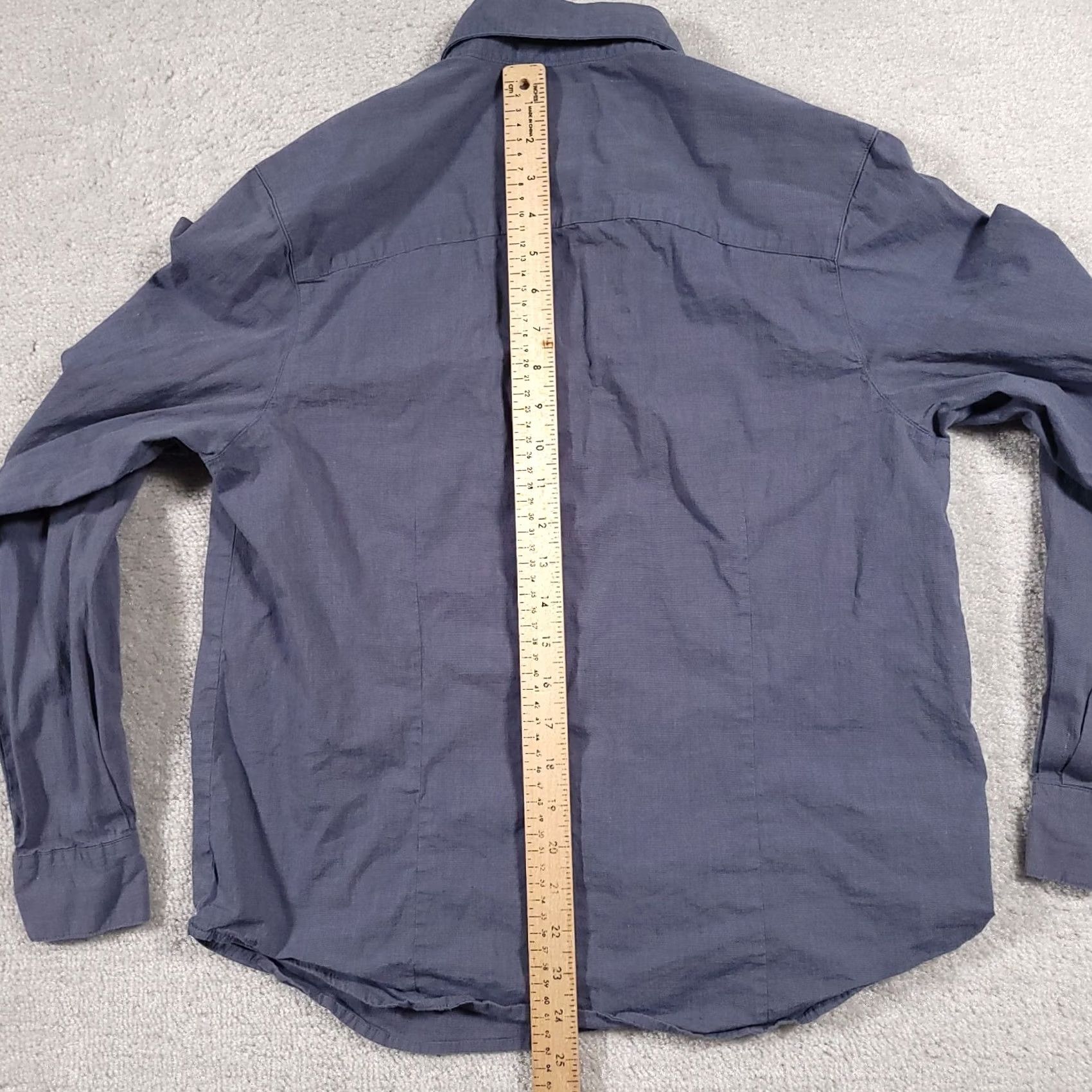 Vintage VINTAGE CJ Banks Shirt Women's Small Blue Button Up Chambray Long Sleeve Size S / US 4 / IT 40 - 7 Thumbnail