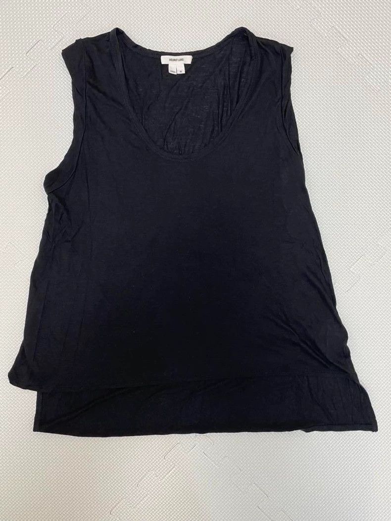 Helmut Lang HELMUT LANG A sleeveless black vest with a short front and Size S / US 4 / IT 40 - 2 Thumbnail