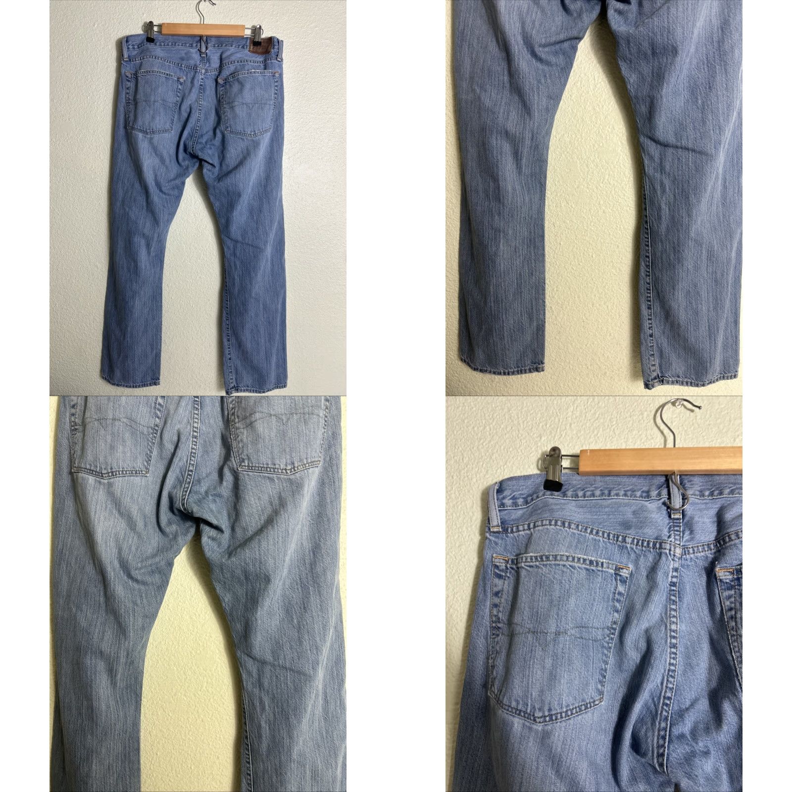 Polo Ralph Lauren Polo Ralph Lauren Jeans Men 35x32 Hampton Relaxed Straight Light Wash Blue 35 32 Mens Jeans Size US S / EU 44-46 / 1 - 8 Thumbnail