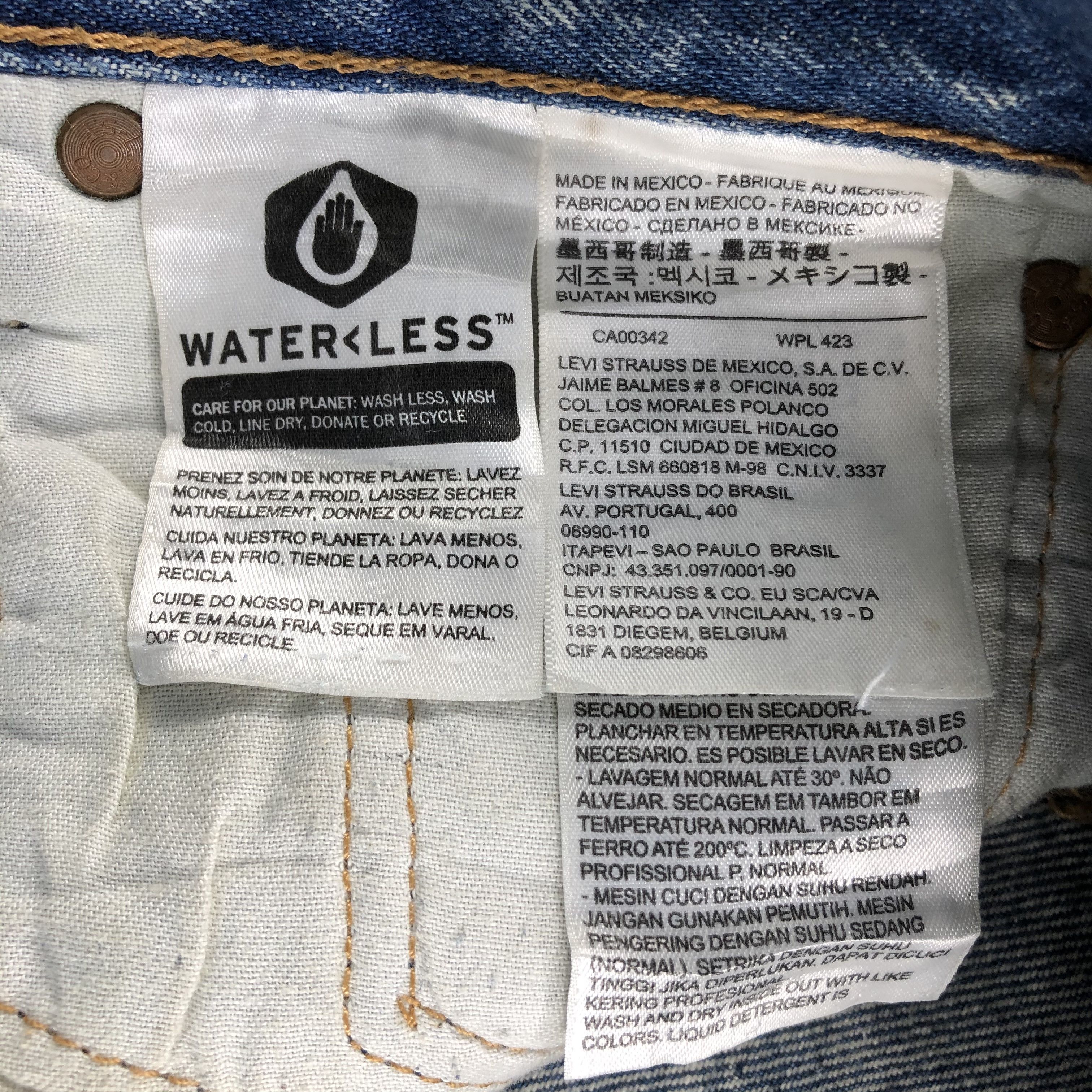 Levi's Vintage Levi's 501 Jeans Rusty Acid Wash Denim KJ318 Size US 30 / EU 46 - 10 Thumbnail