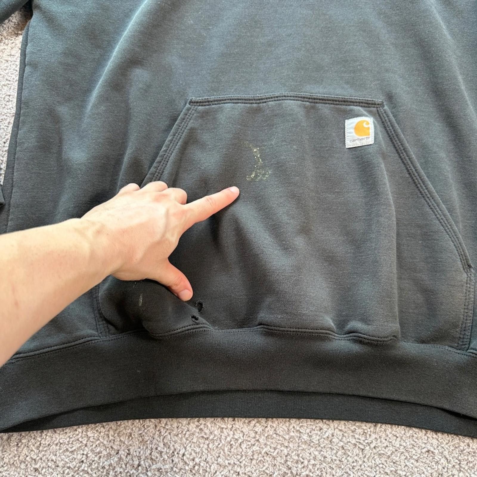 Carhartt Carhartt K288 Hoodie XL Original Fit Black Workwear Sleeve Size US XL / EU 56 / 4 - 6 Thumbnail