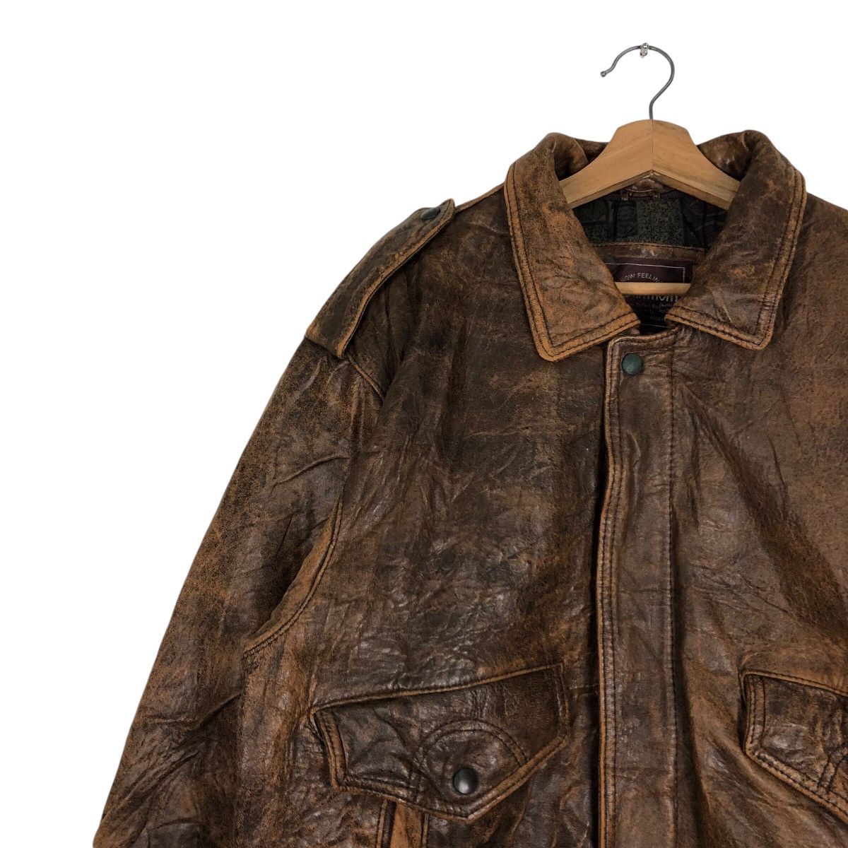 Japanese Brand 📌Vintage Leather Jacket Biker Loldanthony Size US L / EU 52-54 / 3 - 8 Thumbnail