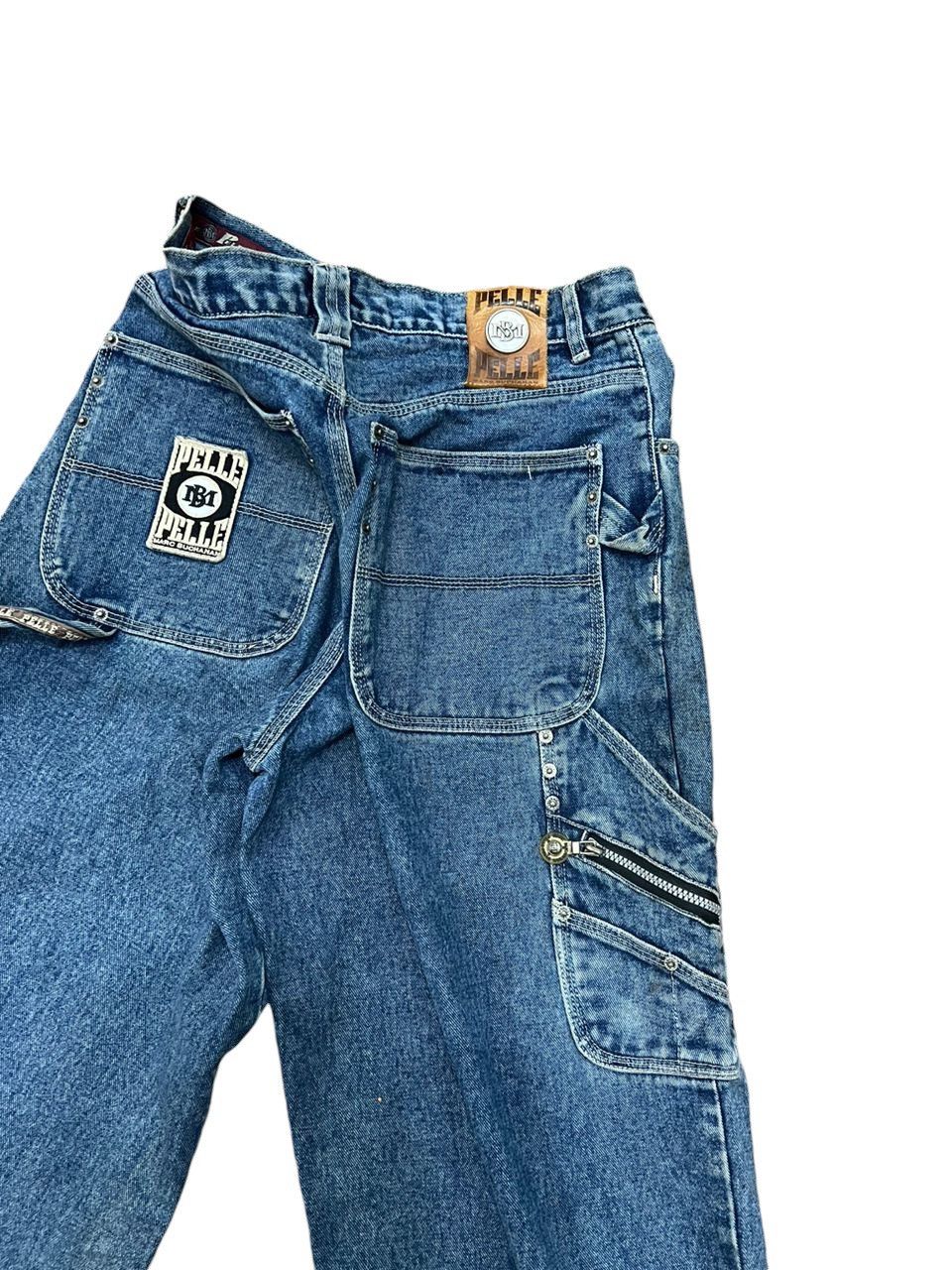 Pelle Pelle Vintage 90’s Pelle Pelle Marc Buchanan Baggy jeans Size US 31 - 6 Thumbnail