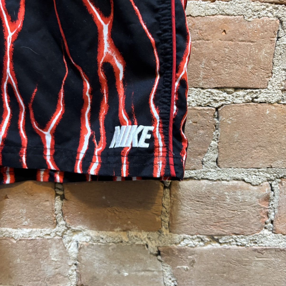 Nike × Vintage $100 Y2K Silver Tag Nike Travis Scott Flame Shorts Size US 34 / EU 50 - 3 Thumbnail