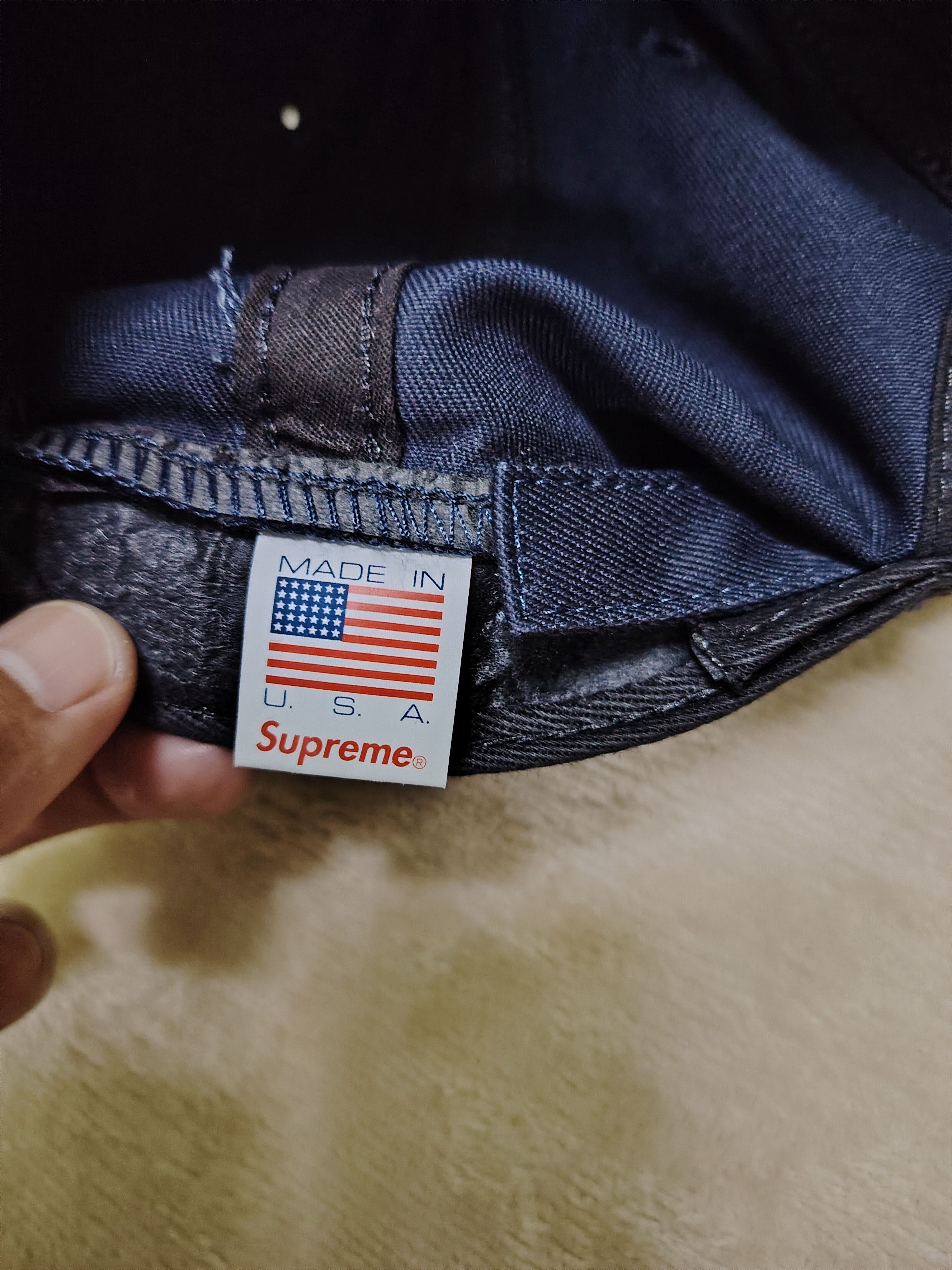 Supreme Supreme Emboidered Script 6 Panel Hat Cap Size ONE SIZE - 6 Thumbnail