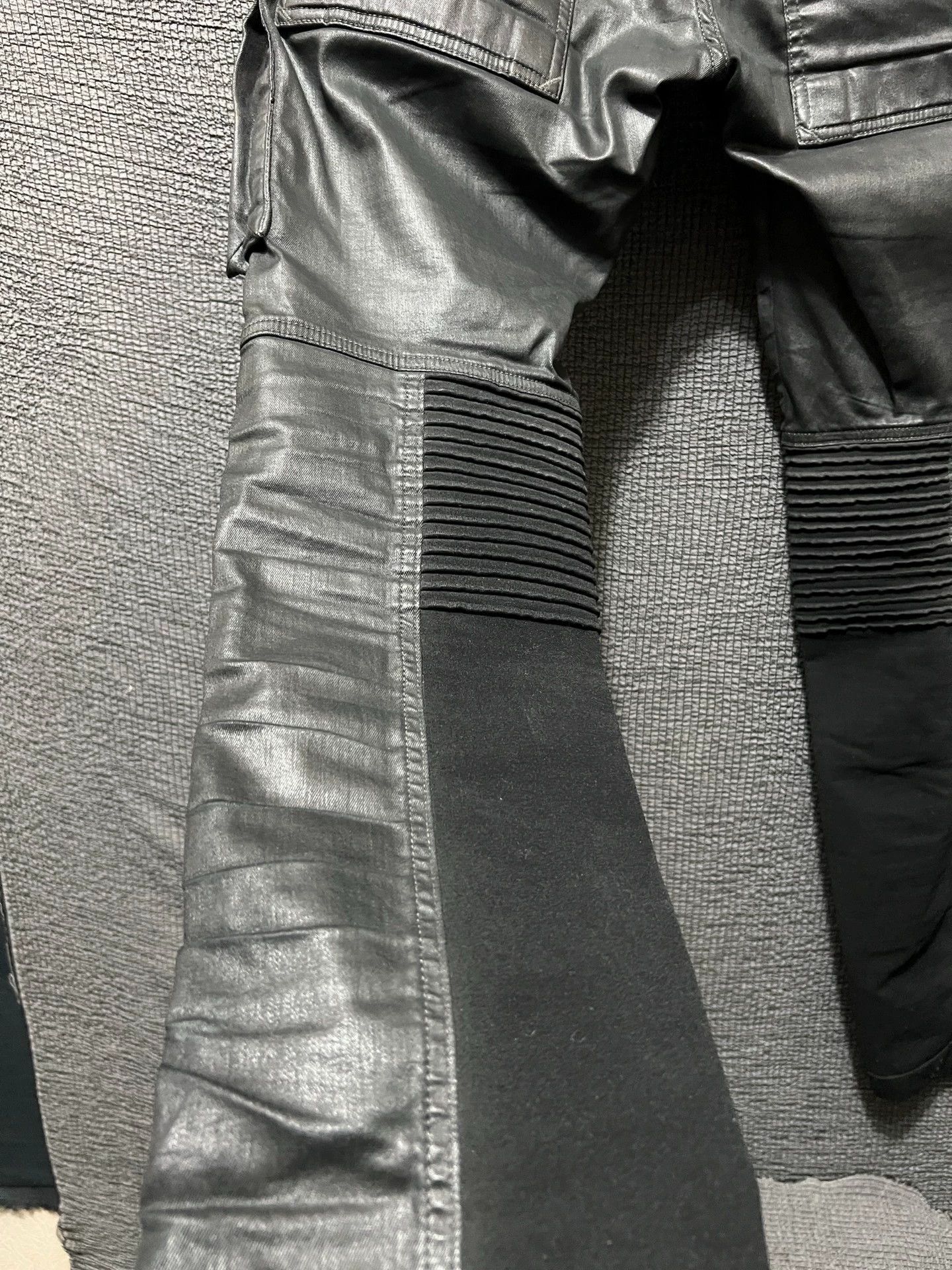Rick Owens Rick Owens 16ss SBW Waxed Moto Jeans 30 Italy Size US 30 / EU 46 - 6 Thumbnail