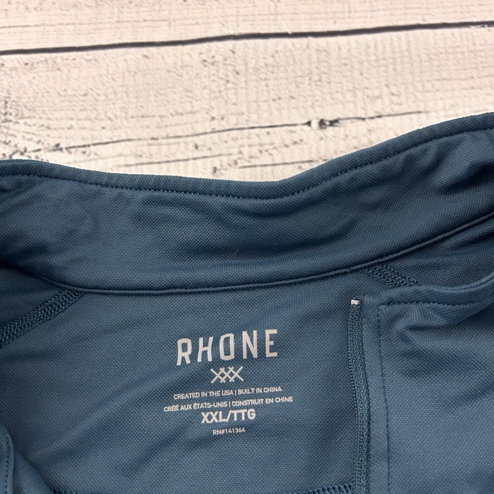 Rhone Rhone Pullover 1/4 Zip Athletic Jacket Men XXL Blue Size US XXL / EU 58 / 5 - 2 Thumbnail