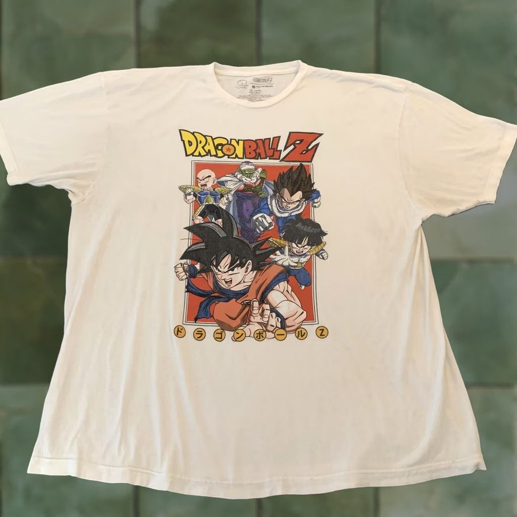 Vintage VTG 90s Dragon Ball Z T-SHIRT Tultex Goku Japan Sz L | Grailed