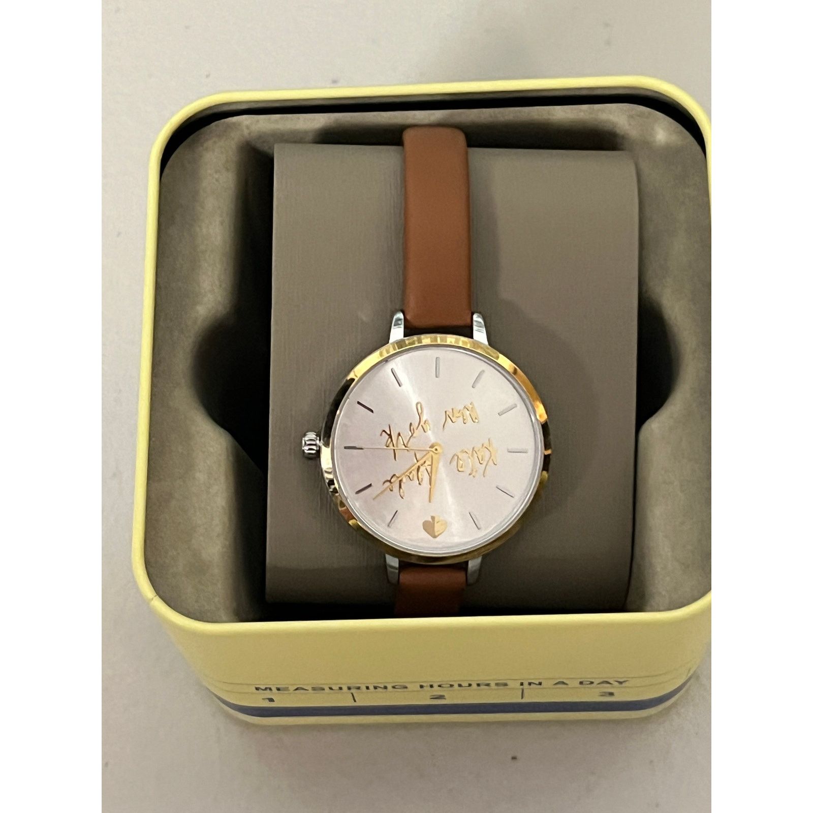 Kate Spade Kate Spade KSW9047 Metro Three-Hand Brown Leather Watch Size ONE SIZE - 7 Thumbnail