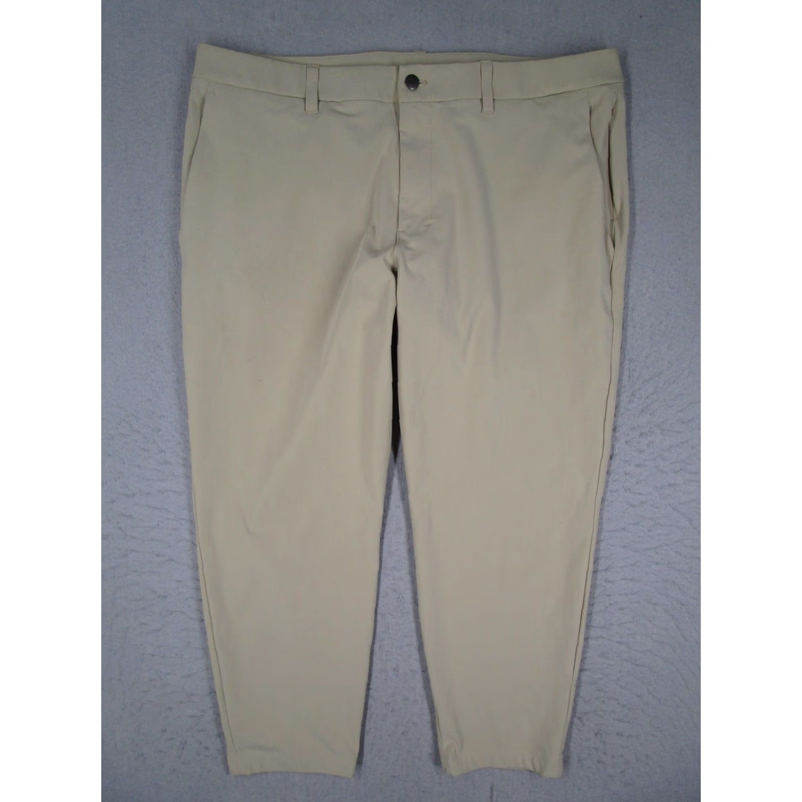 Lululemon Lululemon Pants Mens 38x26 Beige Chino Slim Stretch Flat Front 5-Pocket Office Golf Casual LM5AQXS Size US 38 / EU 54 - 2 Thumbnail