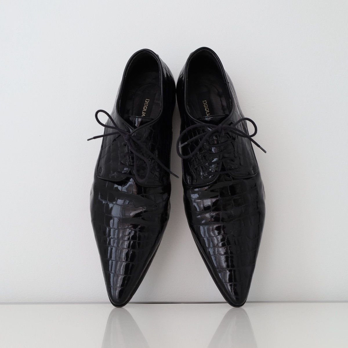 Dsquared2 Patent Leather Dress Shoes in Black, Men's (Size 9)