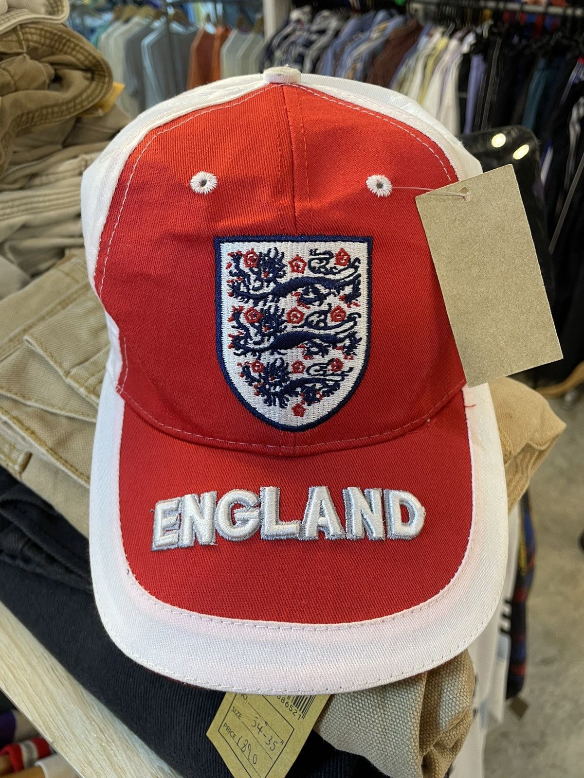 Other Vintage England Football Cap Size ONE SIZE - 2 Thumbnail