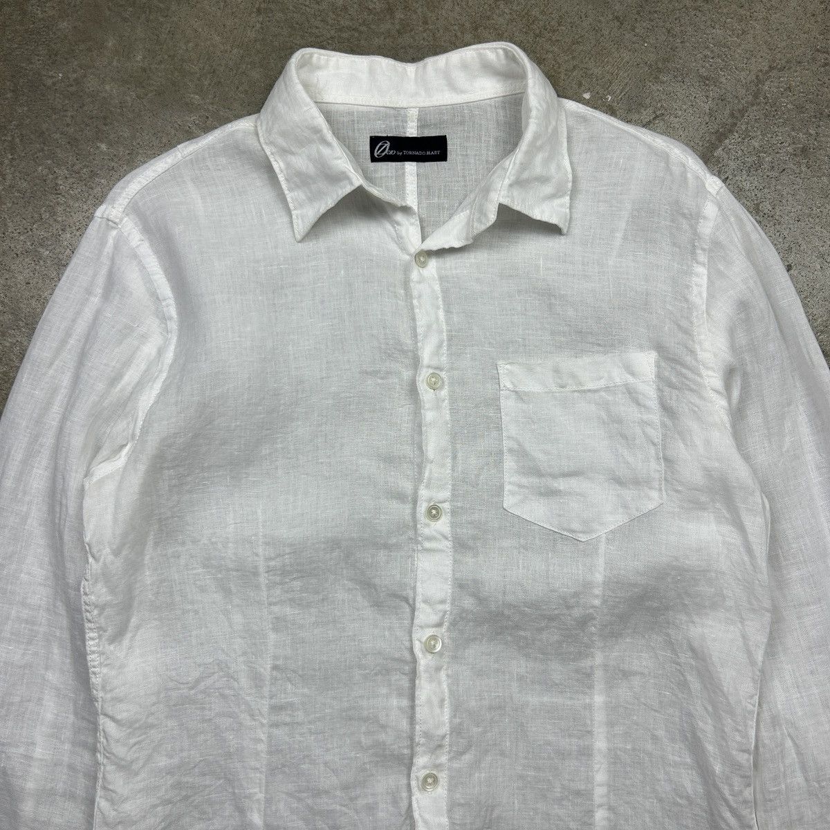 Tornado Mart zero by tornado mart linen shirt Size US M / EU 48-50 / 2 - 8 Thumbnail