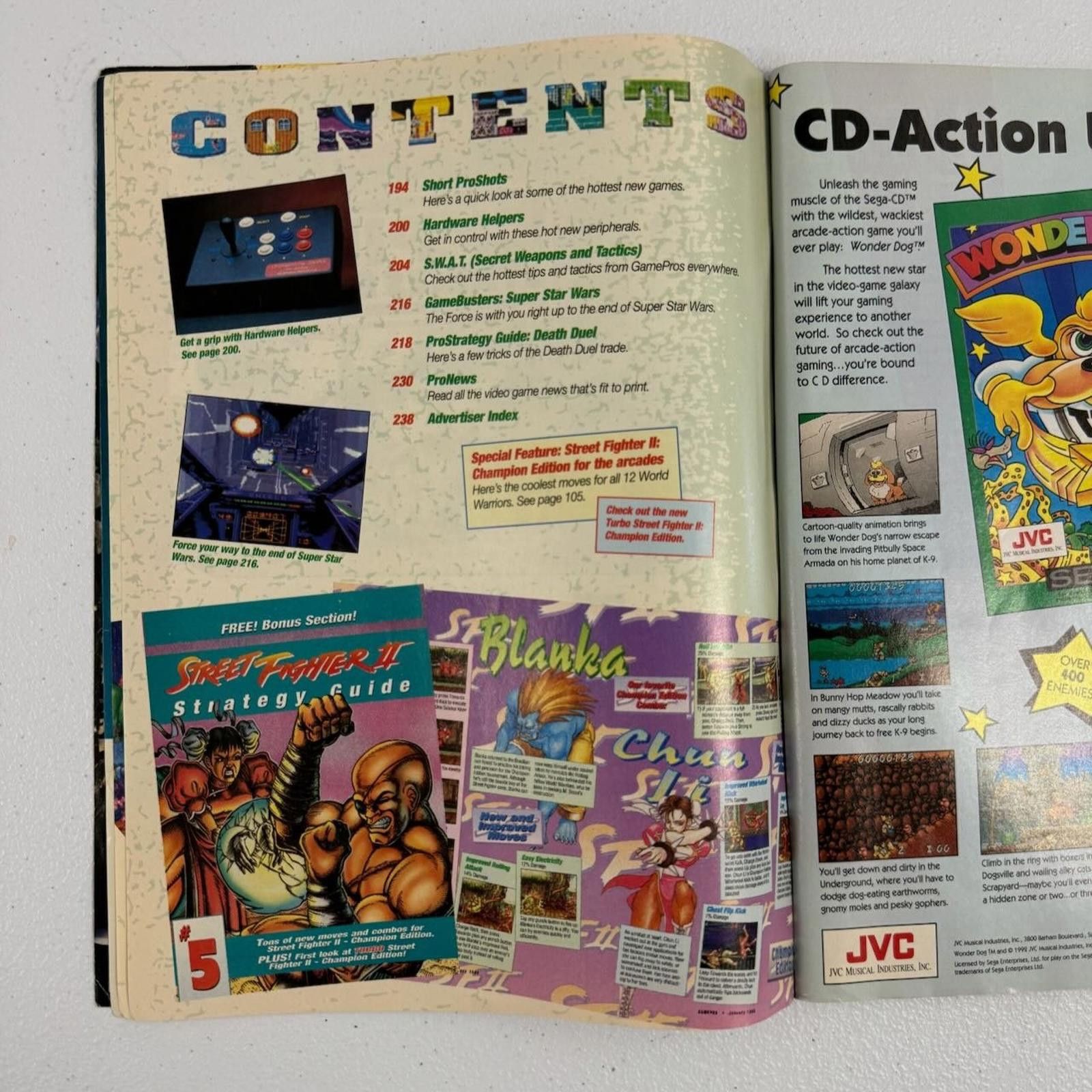Designer Vtg 1993 GamePro Magazine Battletoads Cover Street Fighter Size ONE SIZE - 6 Thumbnail