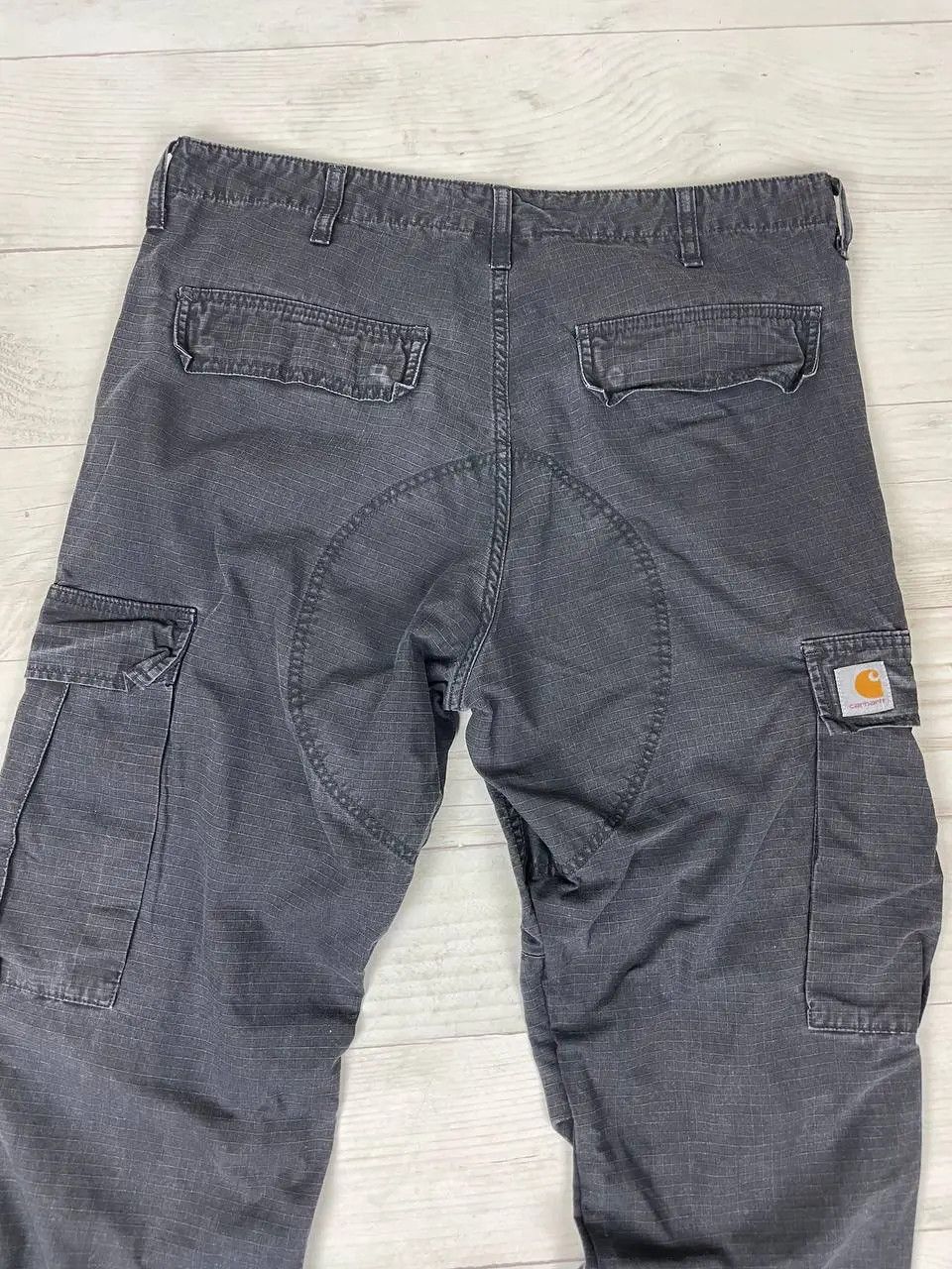 Carhartt Vintage Carhartt WIP Cargo Pants DistrIssed Work Size US 36 / EU 52 - 3 Thumbnail