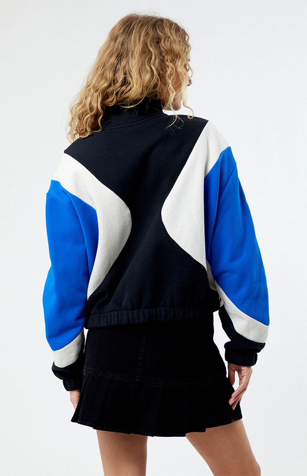 Pacsun Formula 1 x PacSun Colorblock Cropped Zip Up Sweatshirt Size M / US 6-8 / IT 42-44 - 13 Thumbnail
